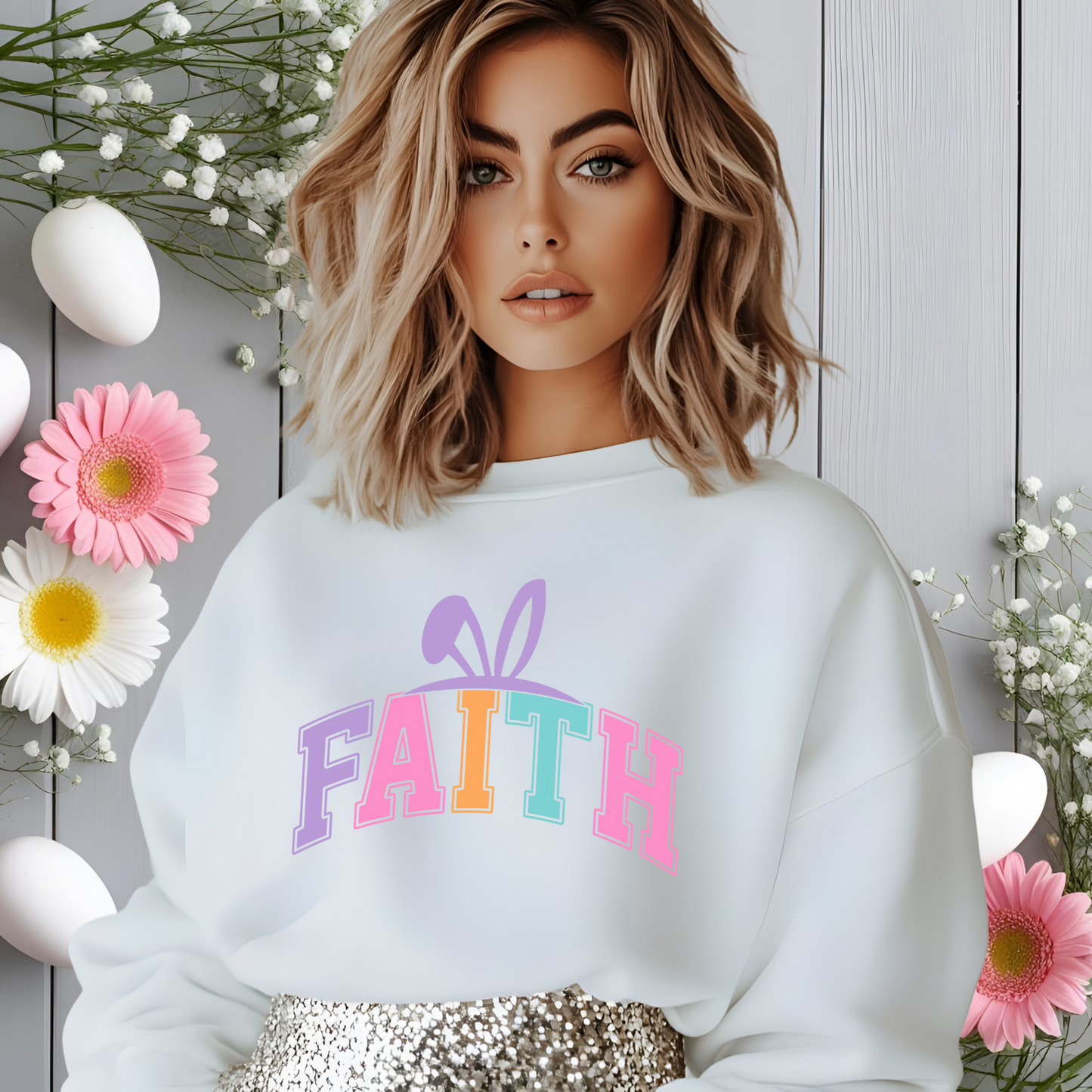 Easter Faith Crewneck Sweatshirt