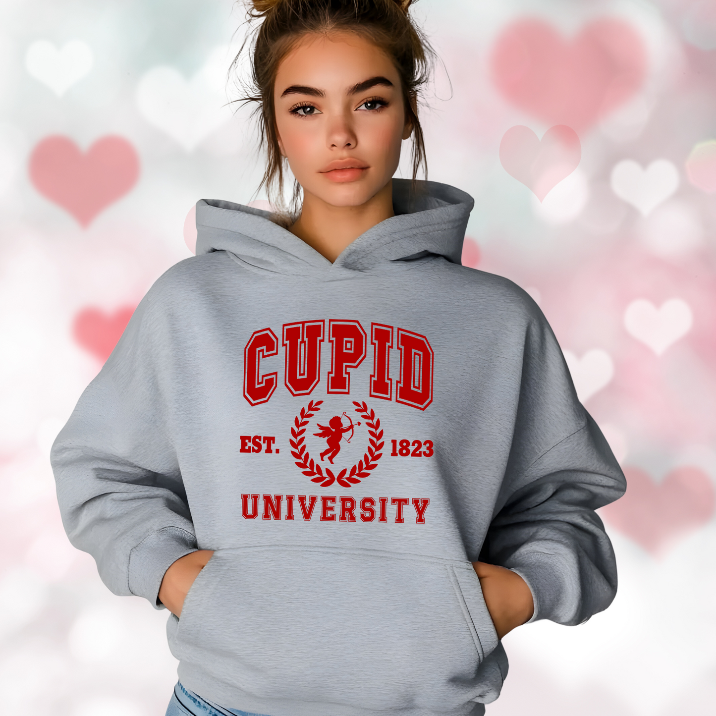 Cupid University Pullover Hoodie