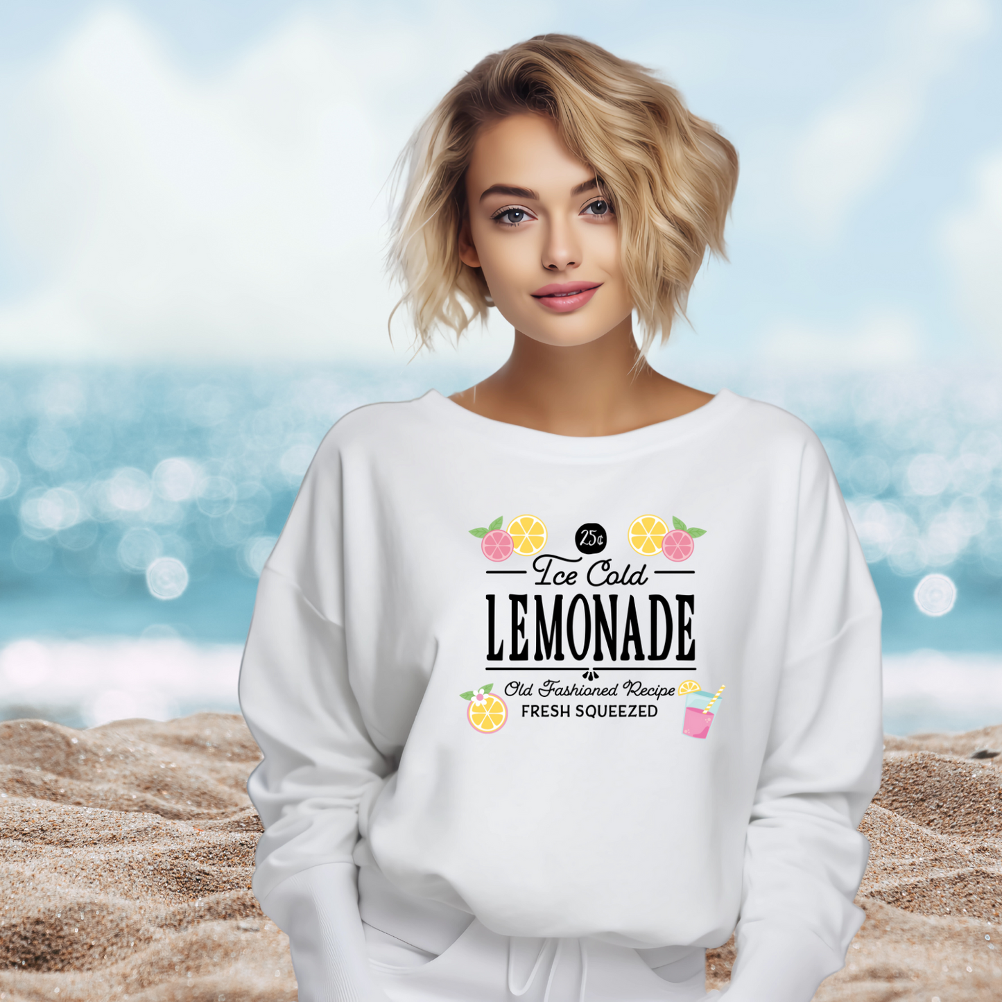 Ice Cold Lemonade Crewneck Sweatshirt