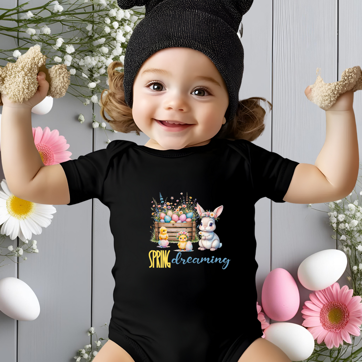 Spring Dreaming Infant Short Sleeve Onesie