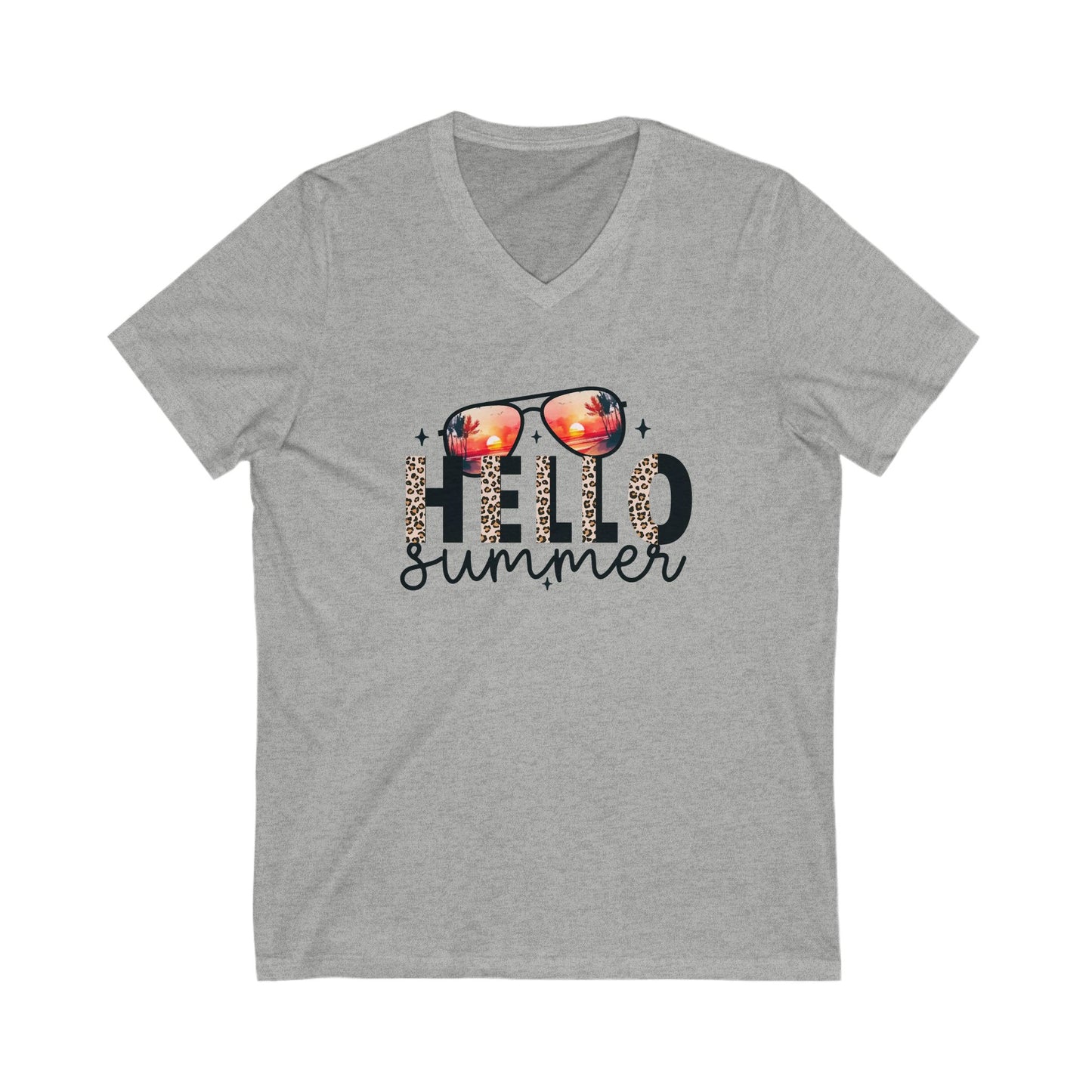 Hello Summer V-Neck Tee