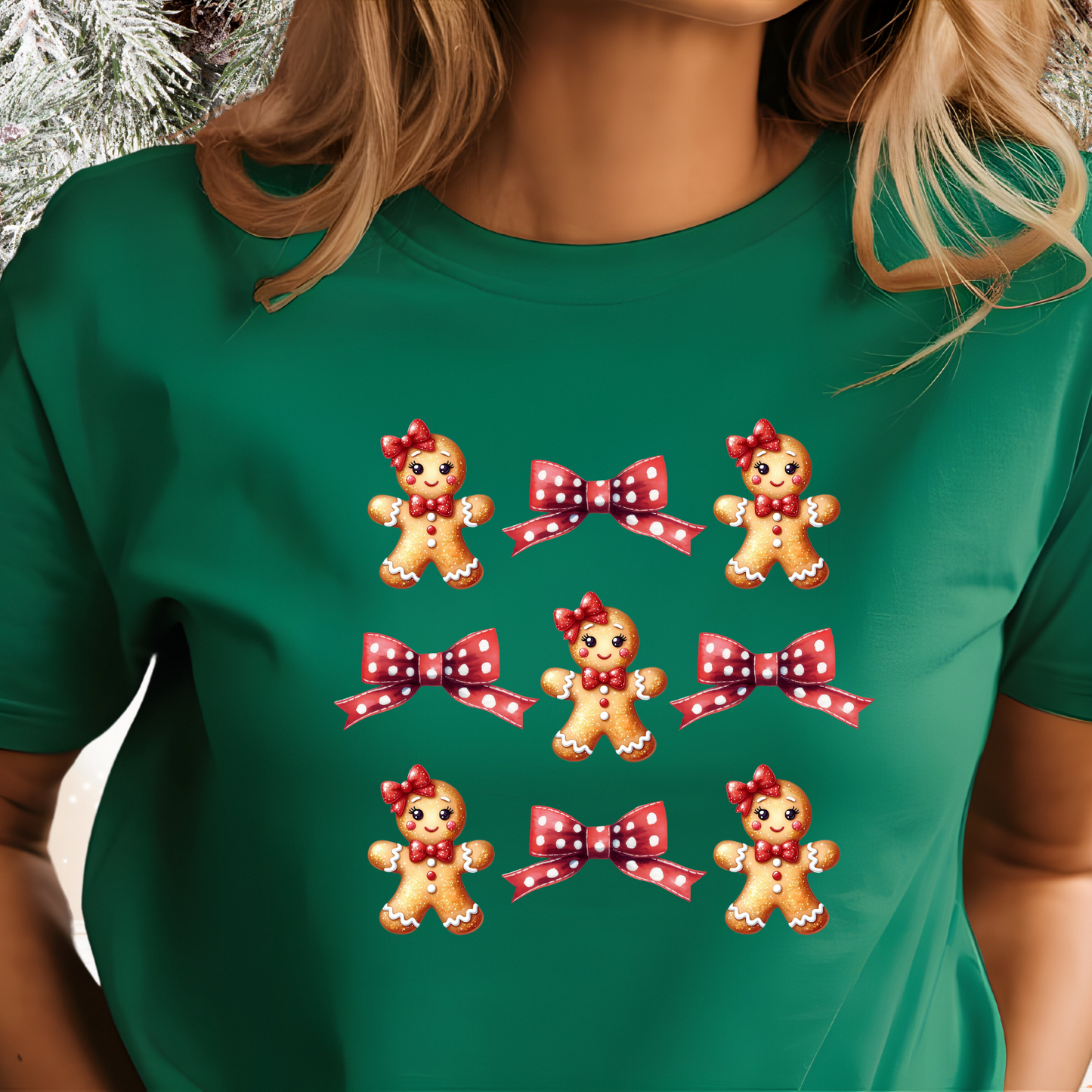 Coquette Gingerbread And Bows T-Shirt