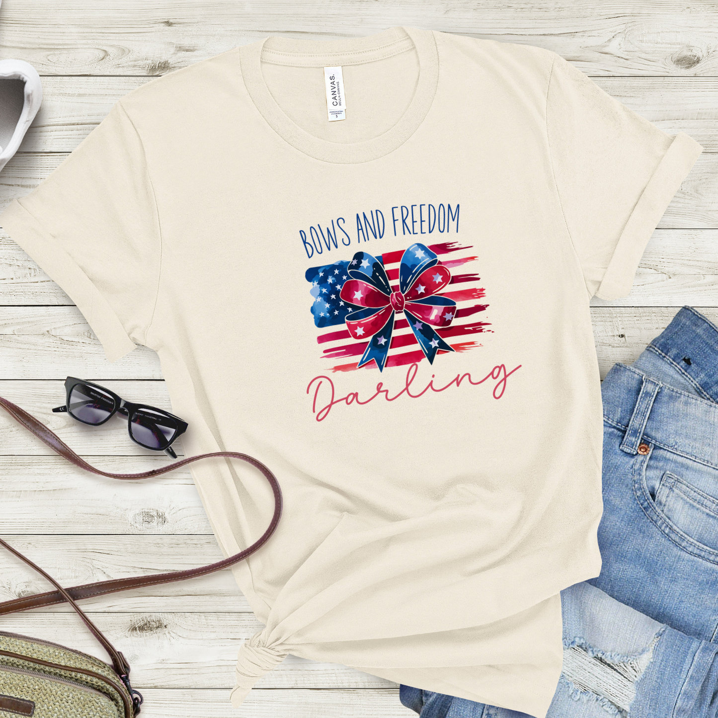 Bows And Freedom Darling T-Shirt