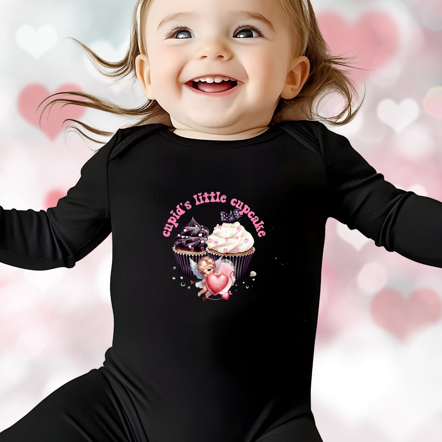 Cupid’s Little Cupcake Infant Long Sleeve Onesie