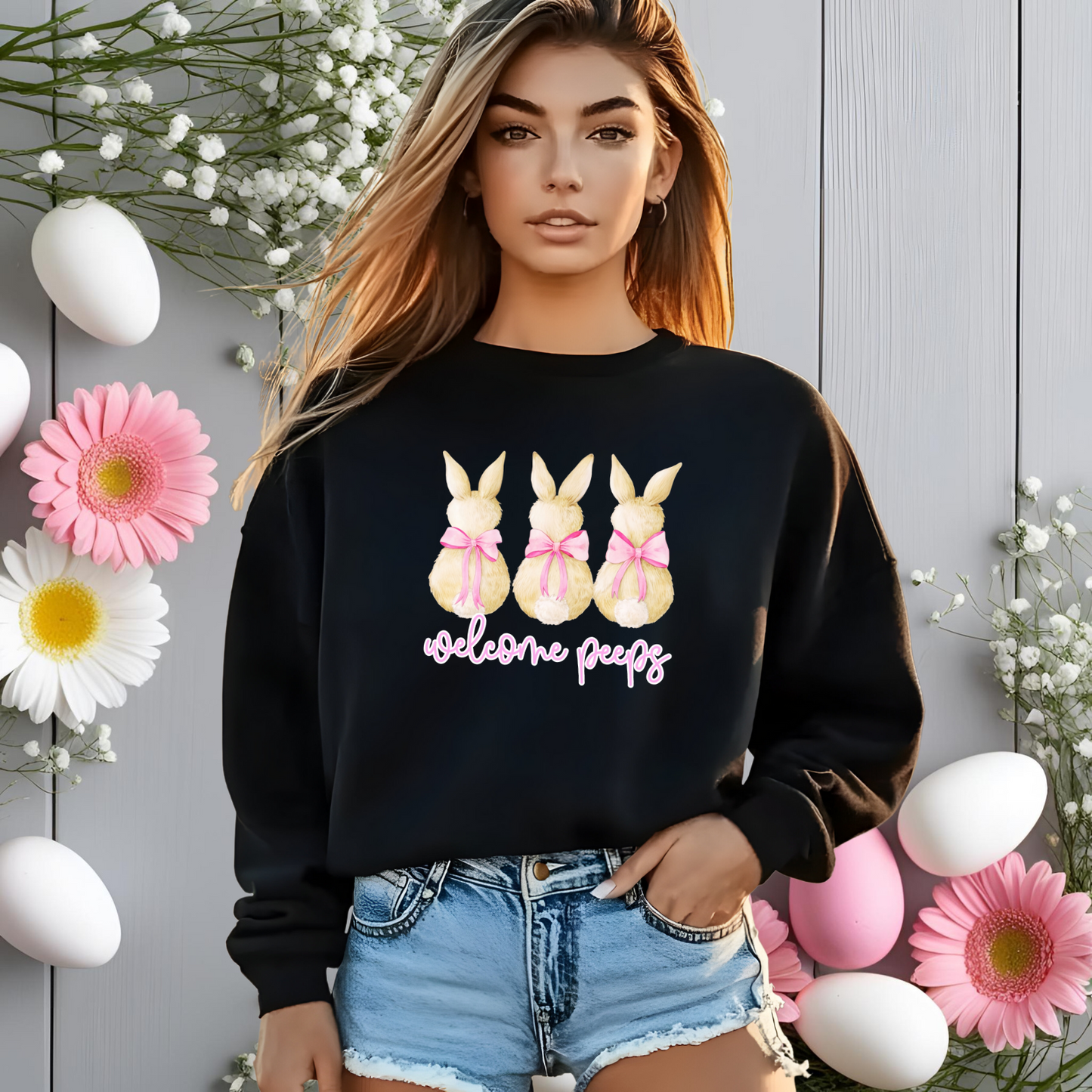 Welcome Peeps Crewneck Sweatshirt