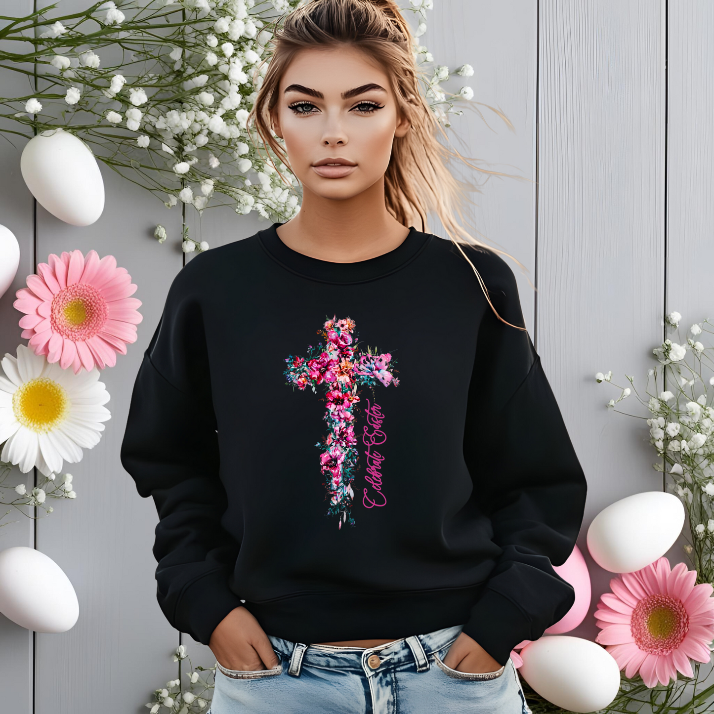 Celebrate Easter Crewneck Sweatshirt