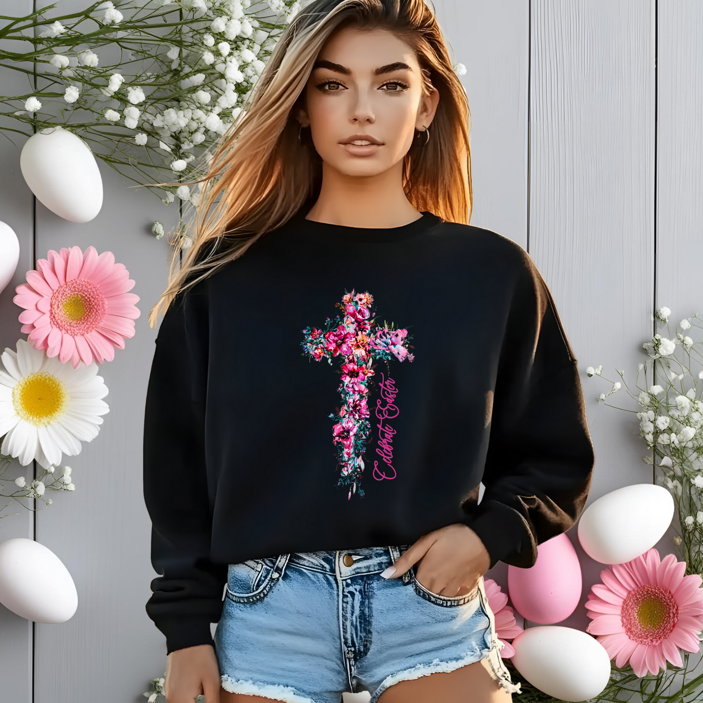 Celebrate Easter Crewneck Sweatshirt