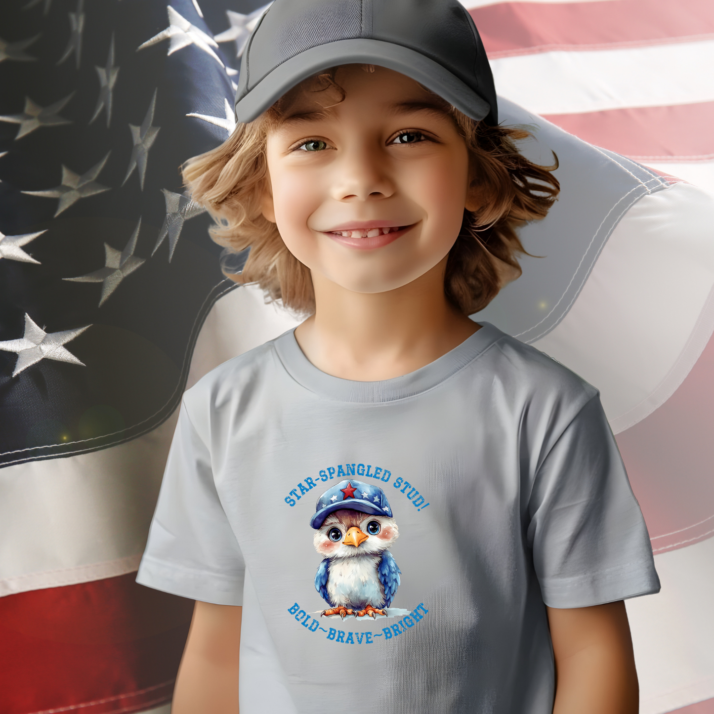 Star-Spangled Stud Kid’s T-Shirt
