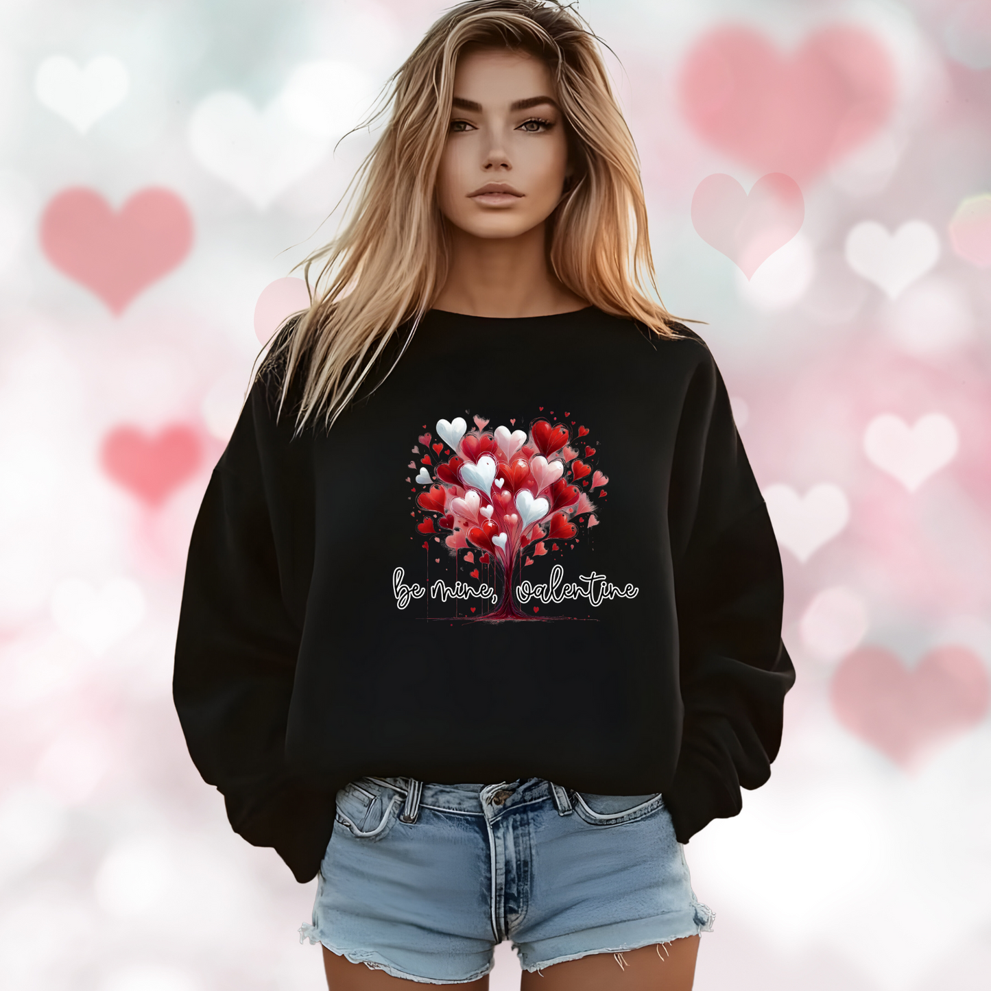 Be Mine, Valentine Crewneck Sweatshirt