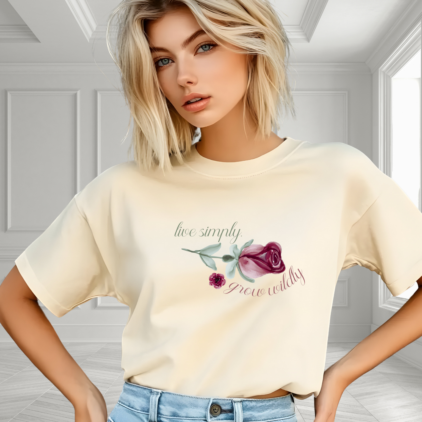 Live Simply, Grow Wildly T-Shirt
