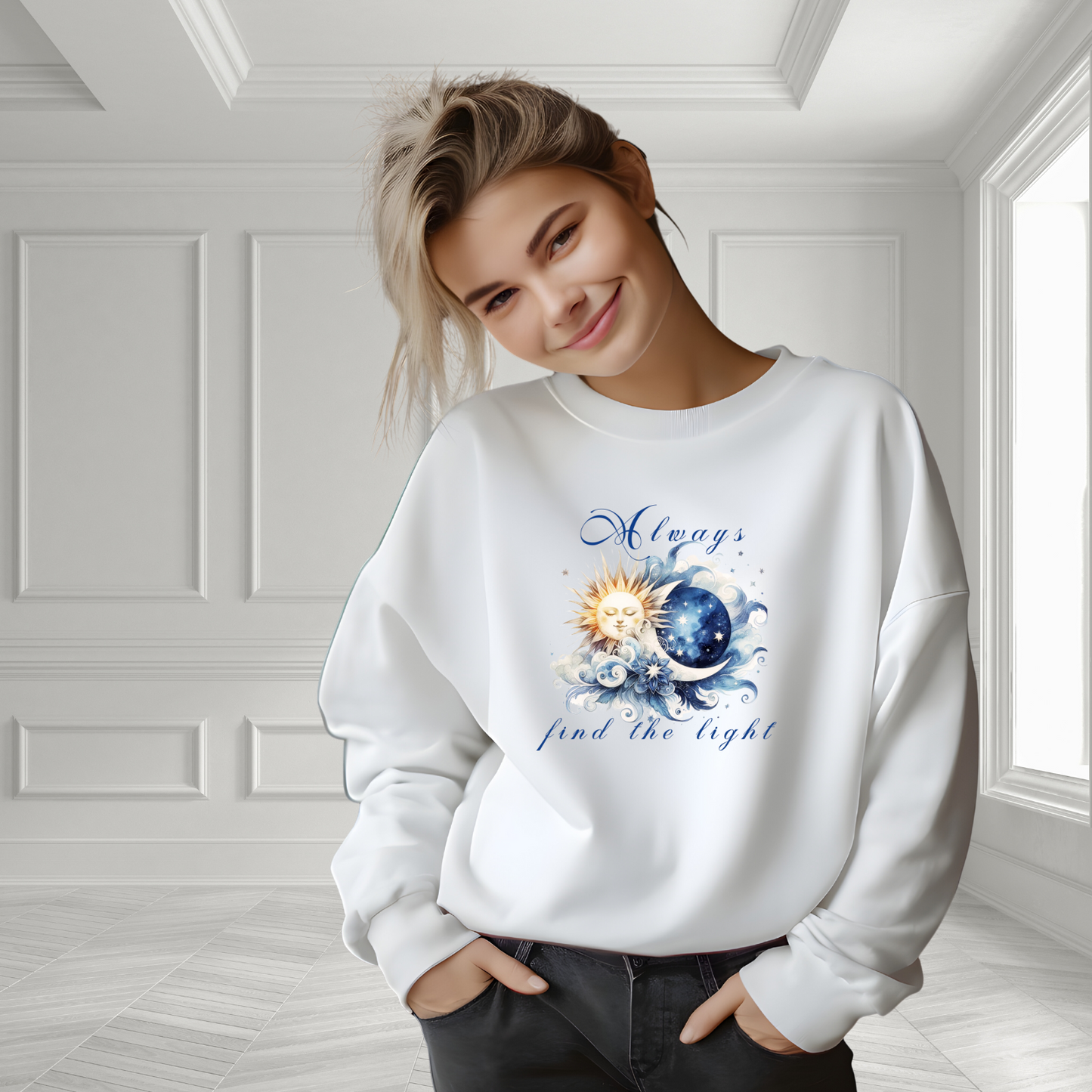 Always Find The Light Crewneck Sweatshirt