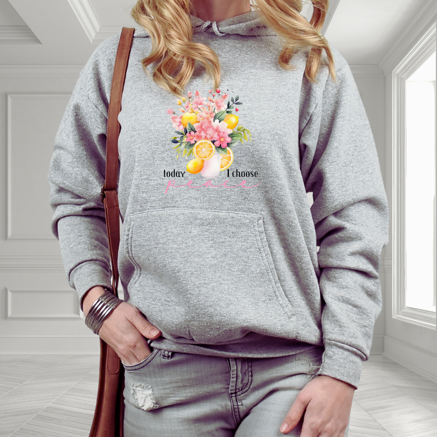 Today I Choose Peace Pullover Hoodie