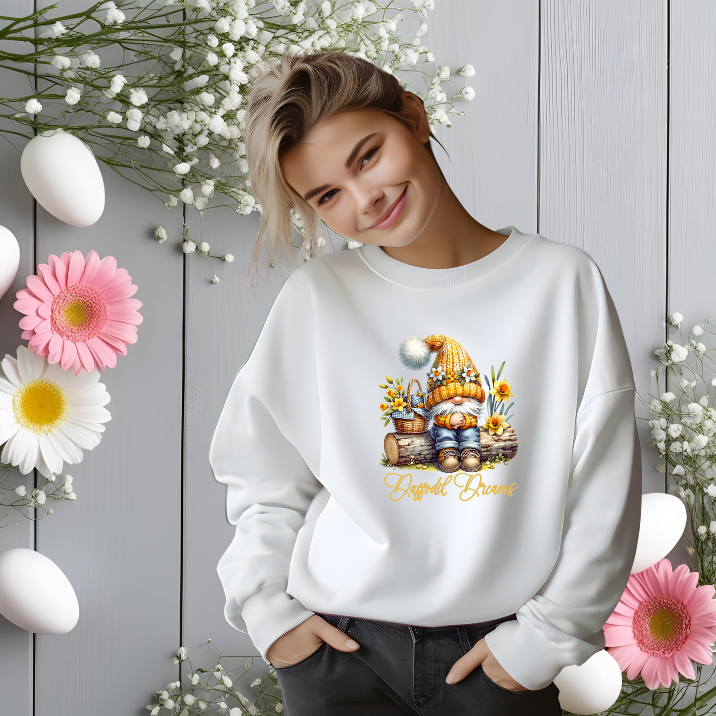 Daffodil Dreams Crewneck Sweatshirt