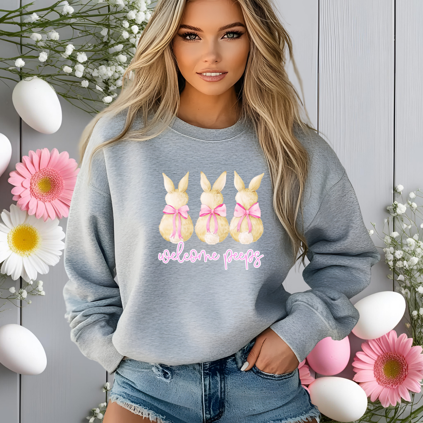 Welcome Peeps Crewneck Sweatshirt