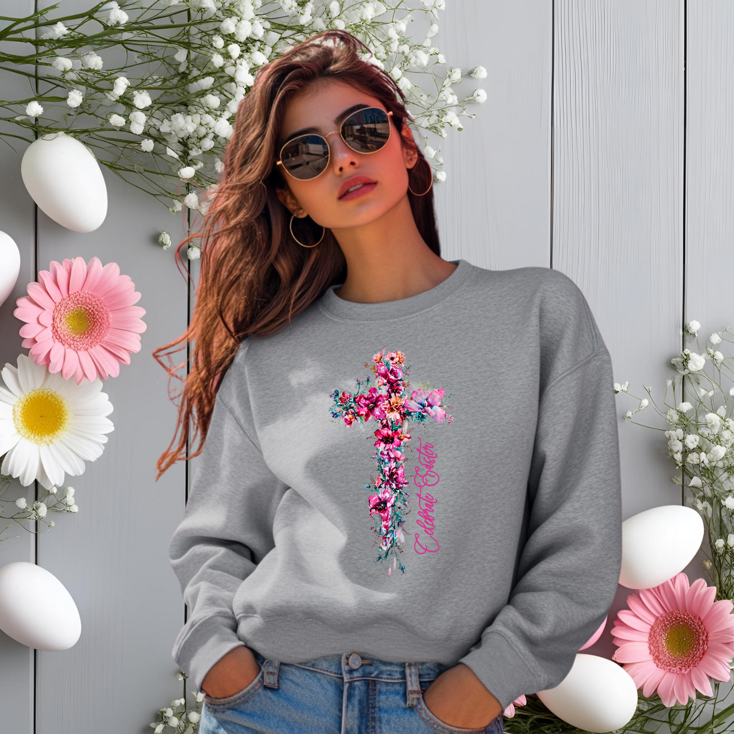 Celebrate Easter Crewneck Sweatshirt