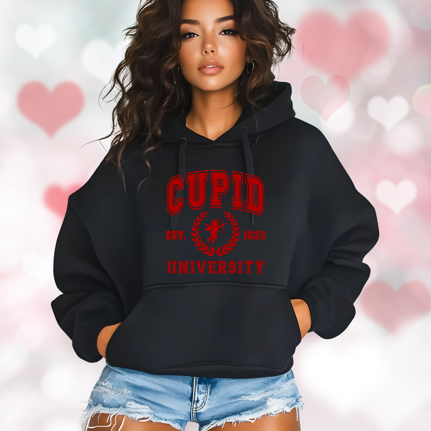 Cupid University Pullover Hoodie