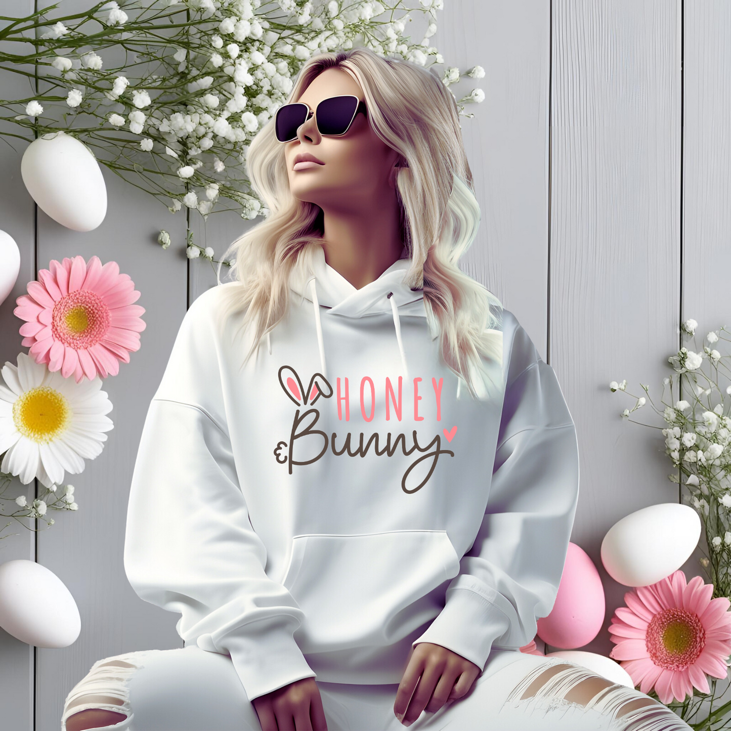 Honey Bunny Pullover Hoodie