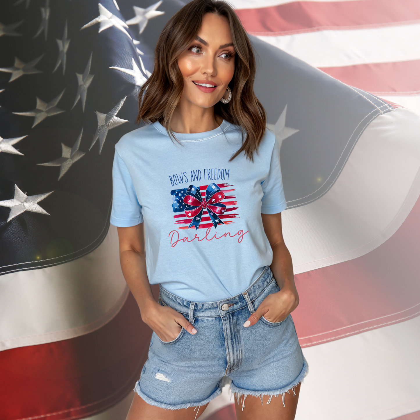 Bows And Freedom Darling T-Shirt