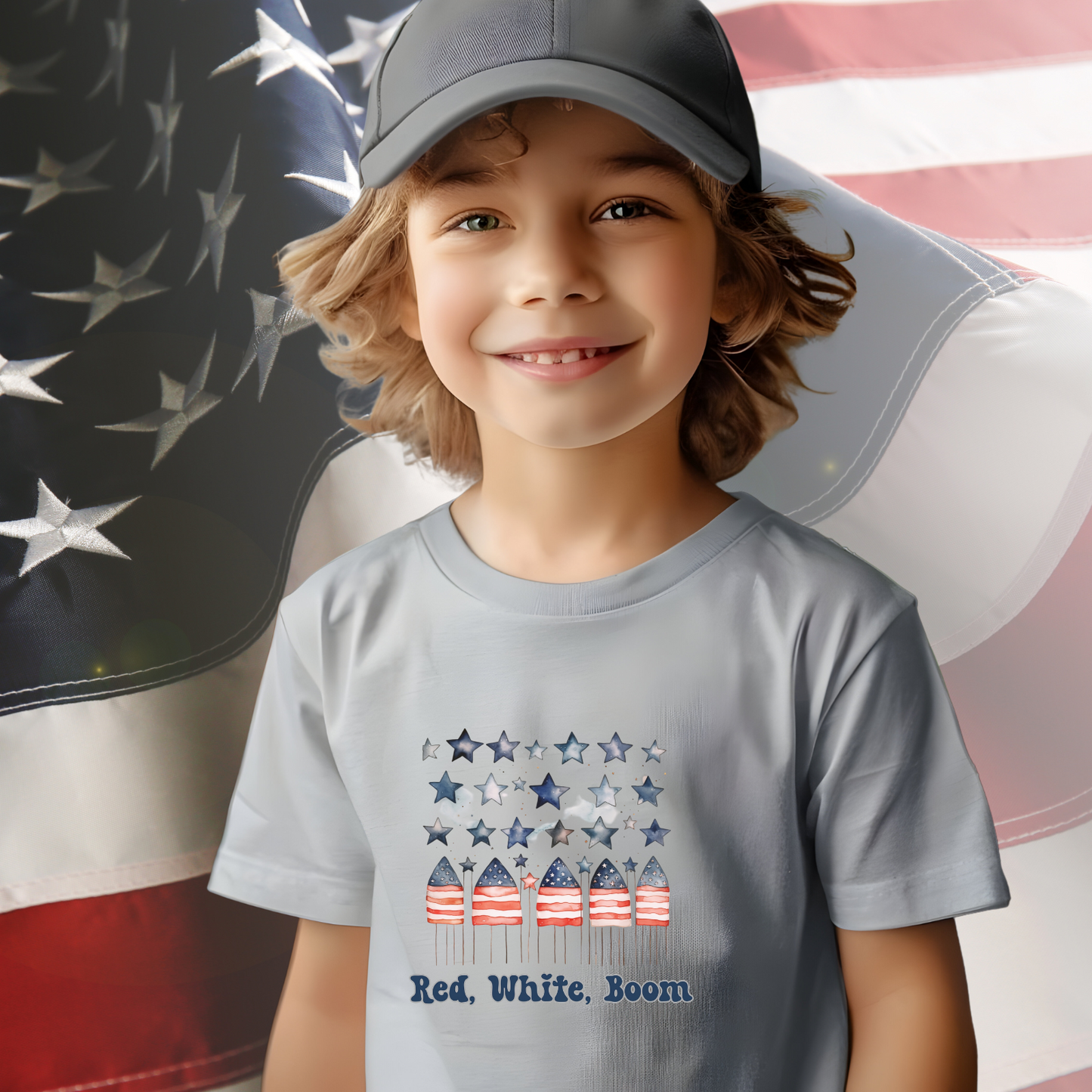 Red White Boom Kid's T-Shirt