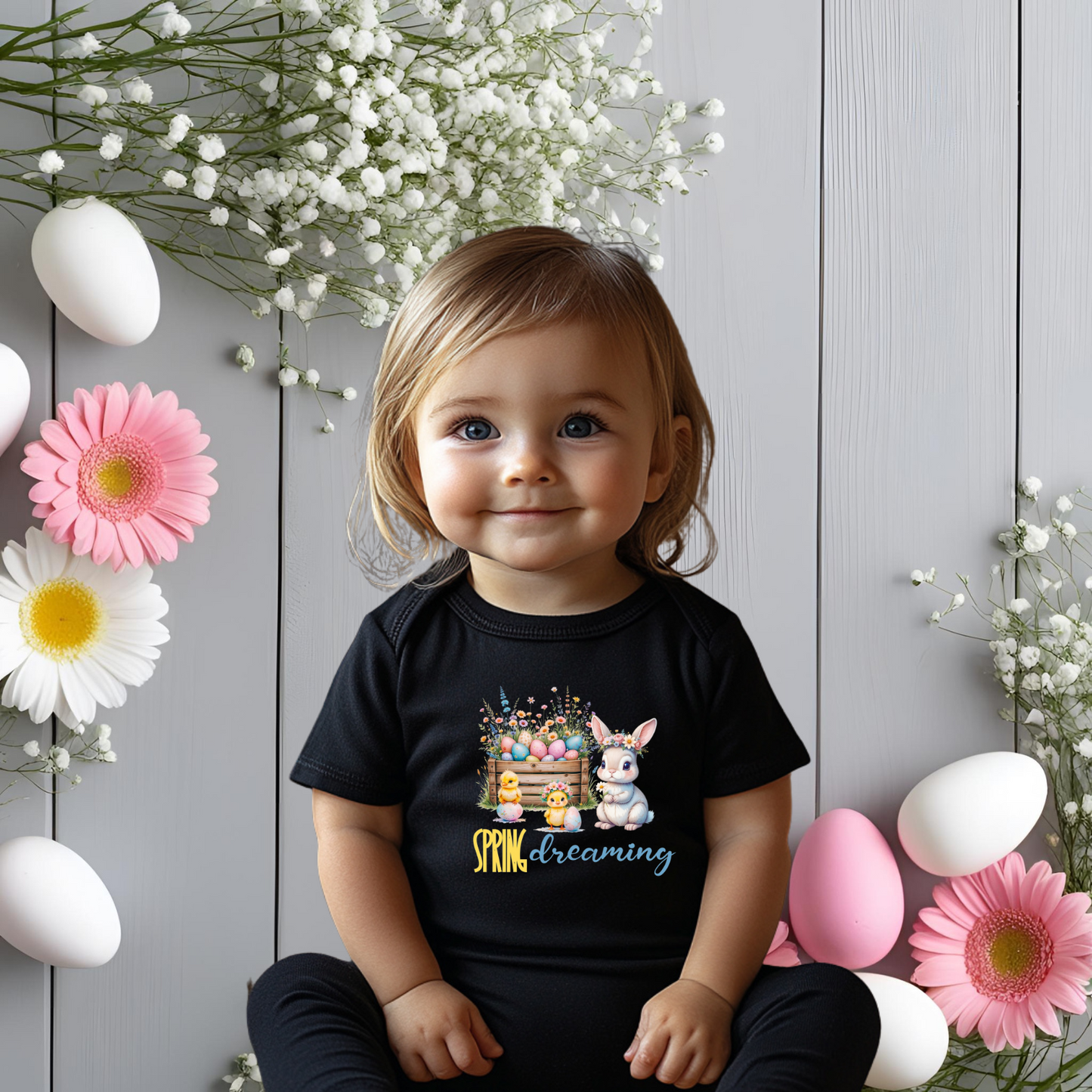 Spring Dreaming Infant Short Sleeve Onesie