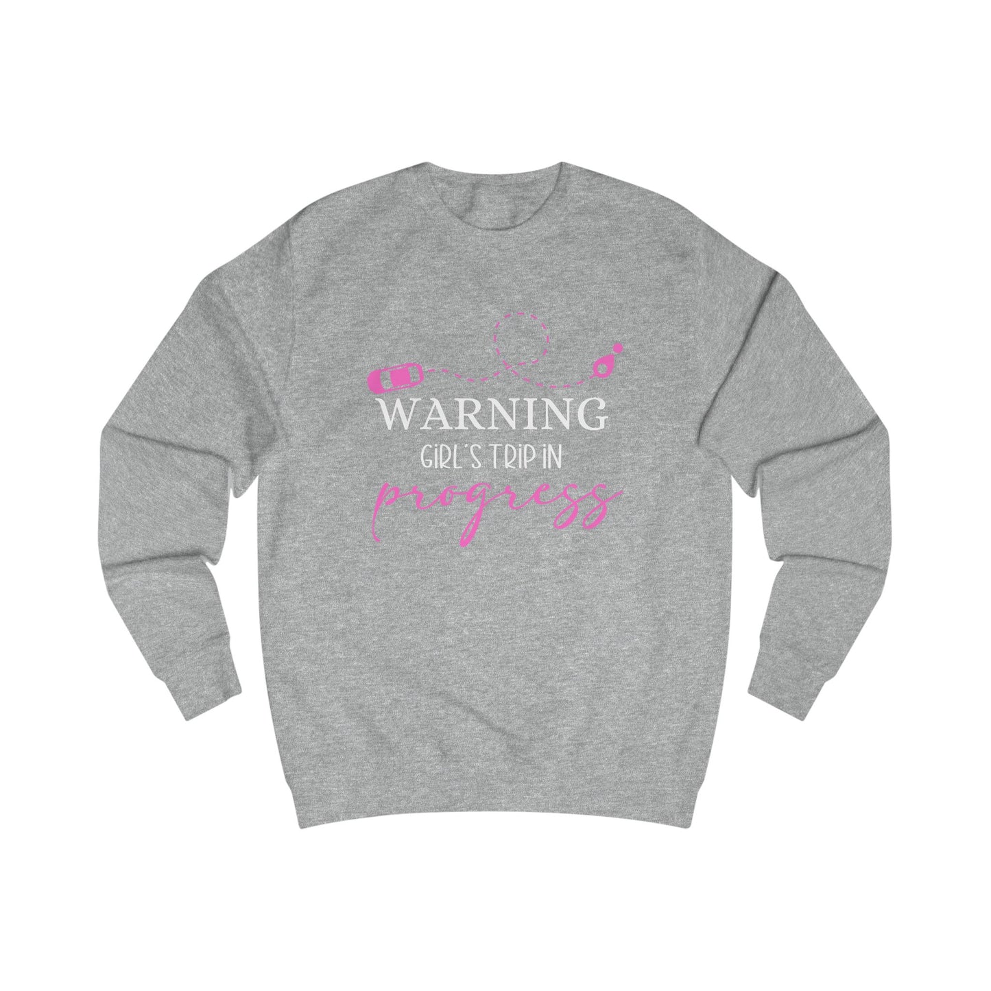 Warning Girls Trip in Progress Crewneck Sweatshirt