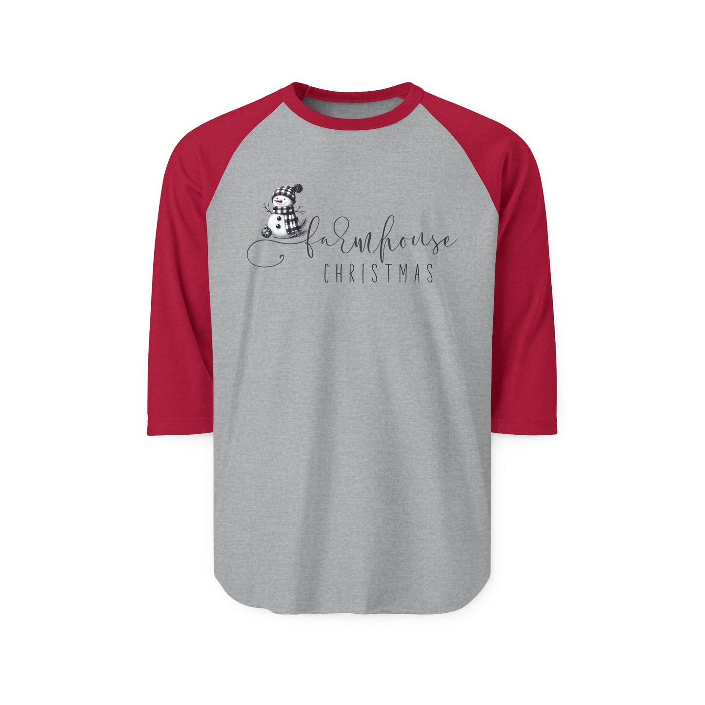Farmhouse Christmas Baseball Tee