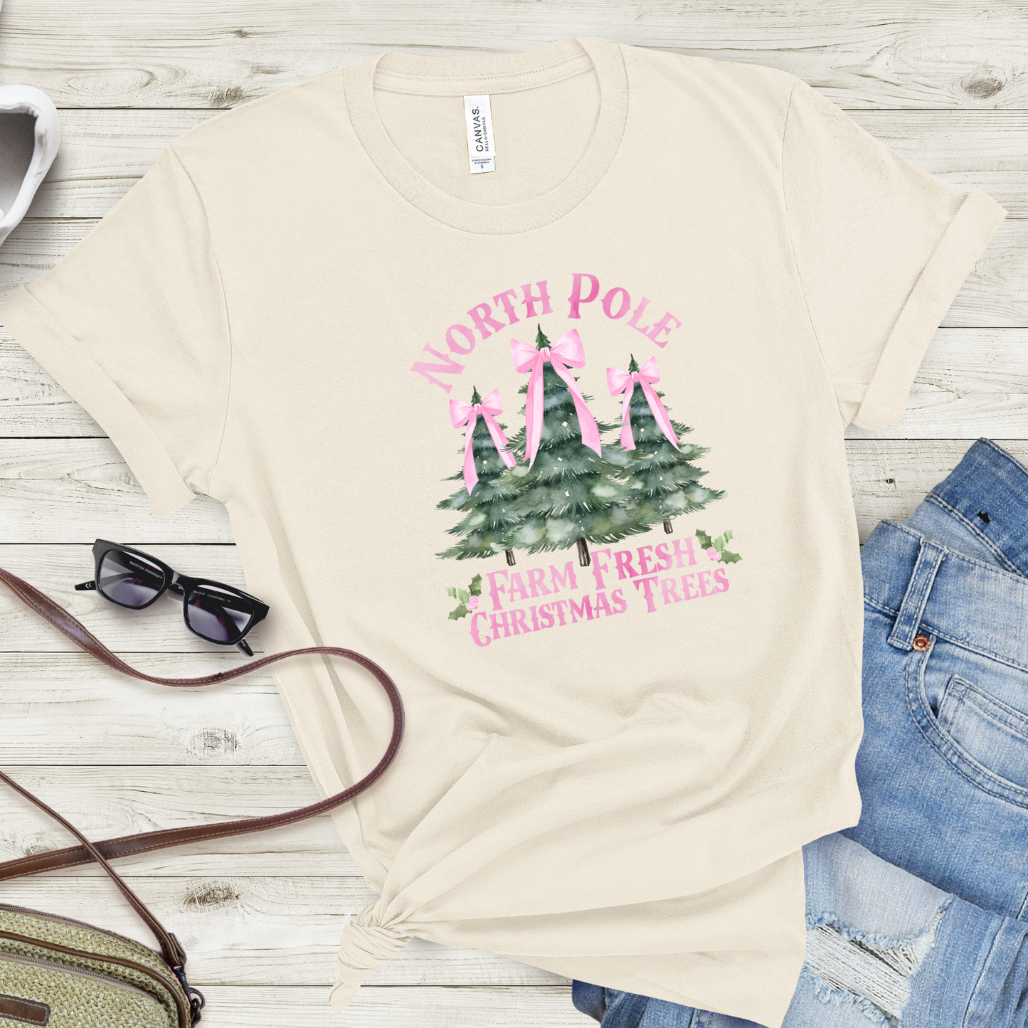 North Pole Christmas Trees T-Shirt