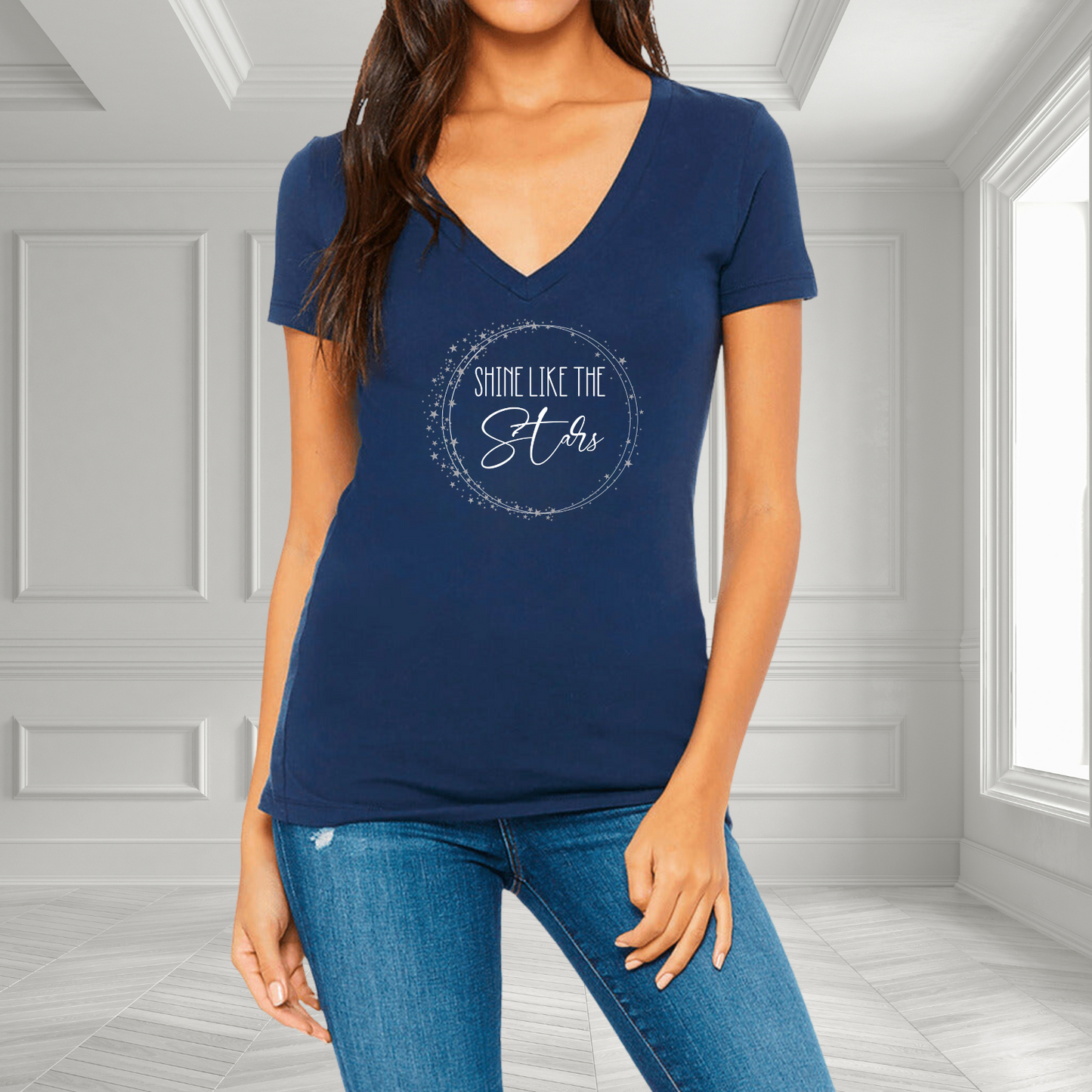 Shine Like The Stars V-Neck T-Shirt