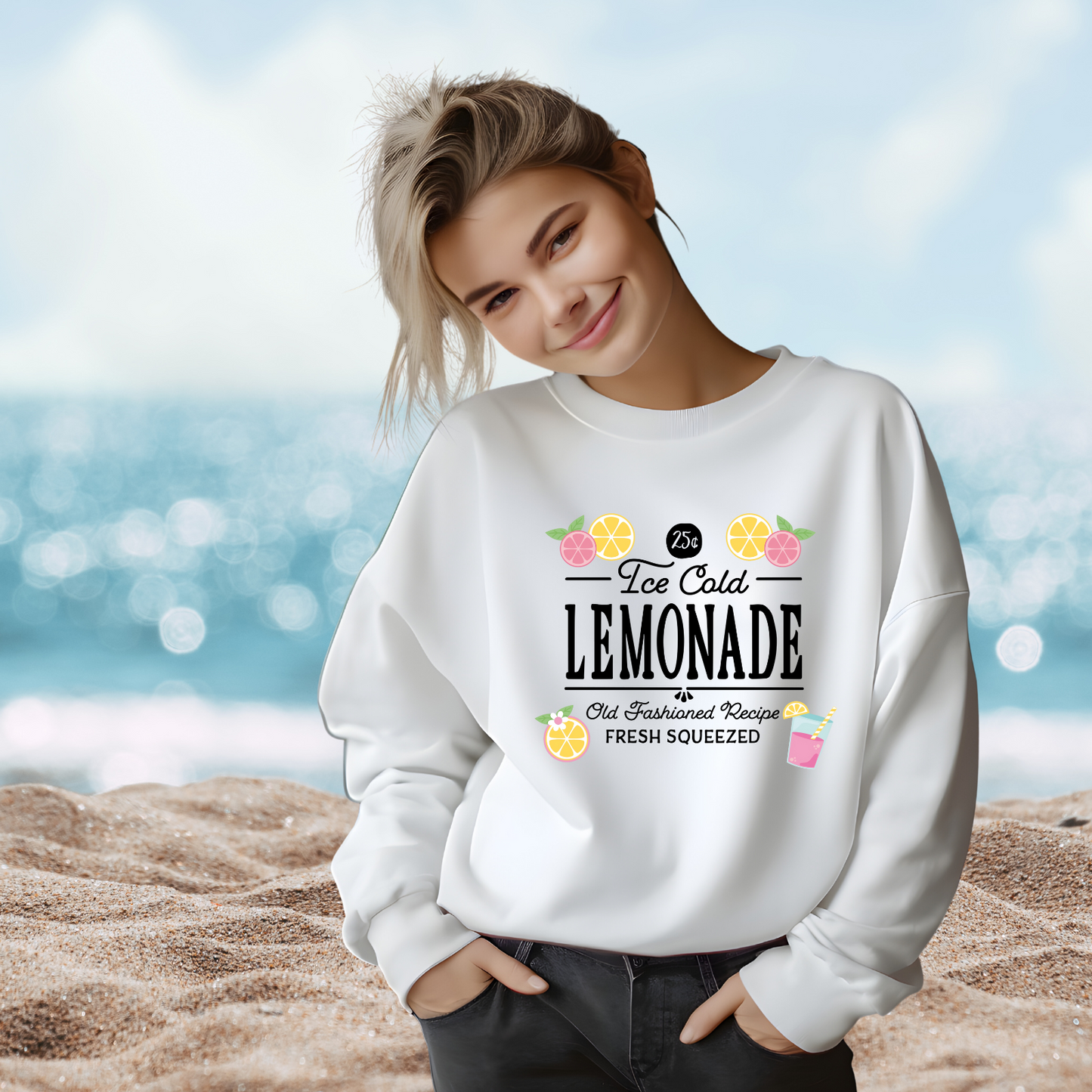 Ice Cold Lemonade Crewneck Sweatshirt