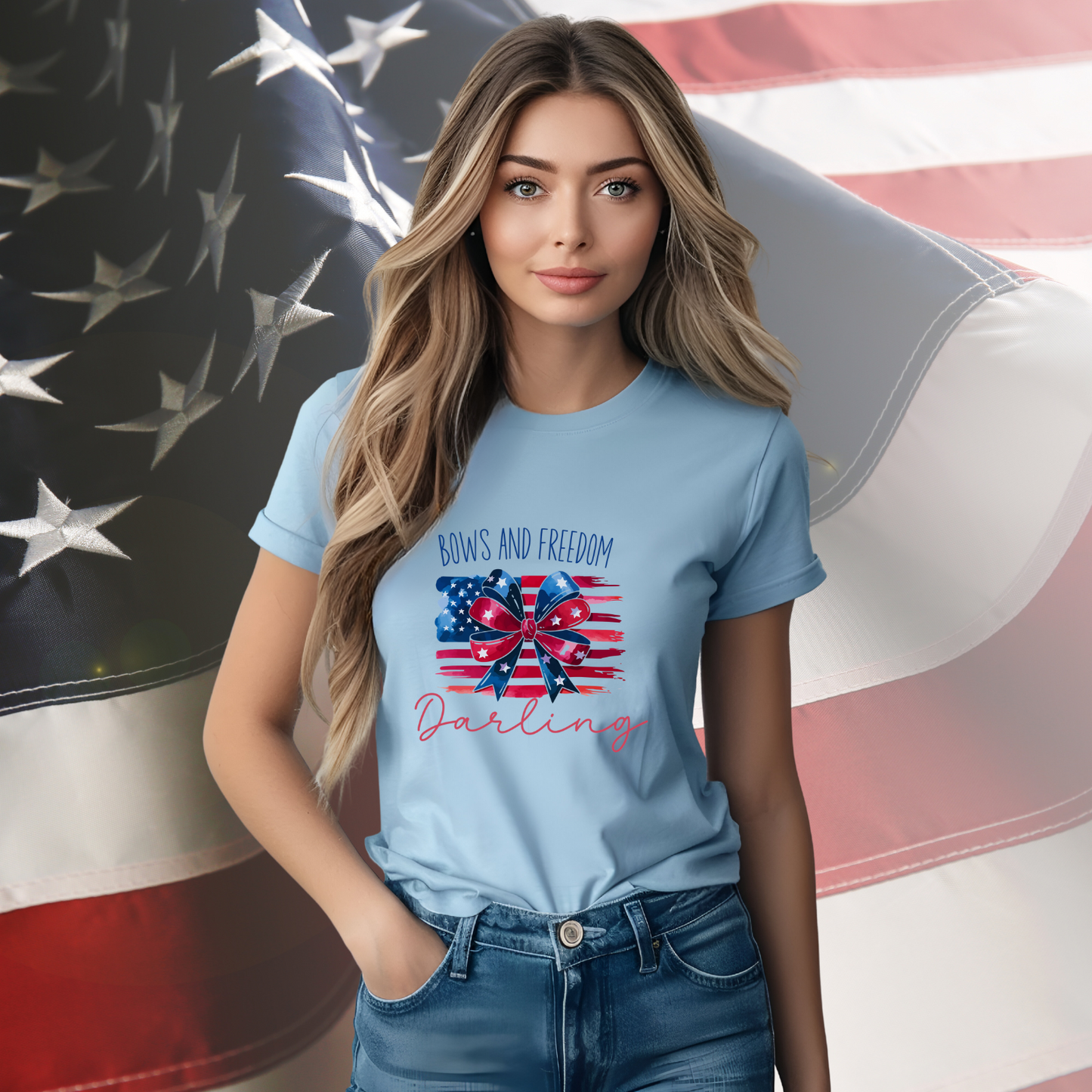 Bows And Freedom Darling T-Shirt
