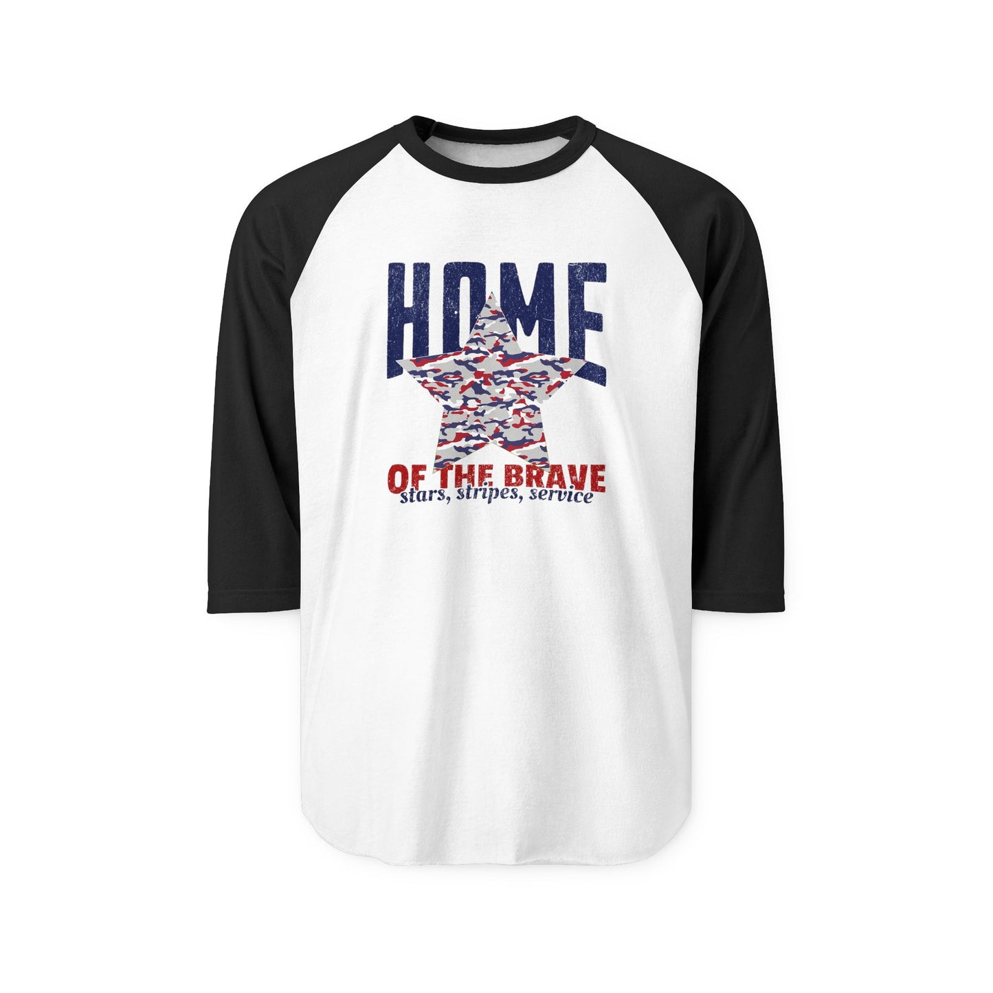 Home Of The Brave Baseball Tee