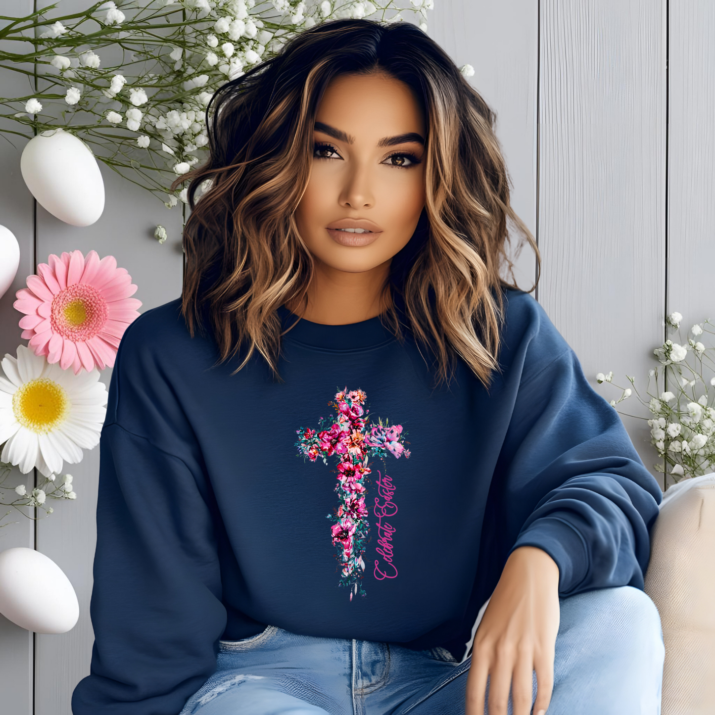 Celebrate Easter Crewneck Sweatshirt