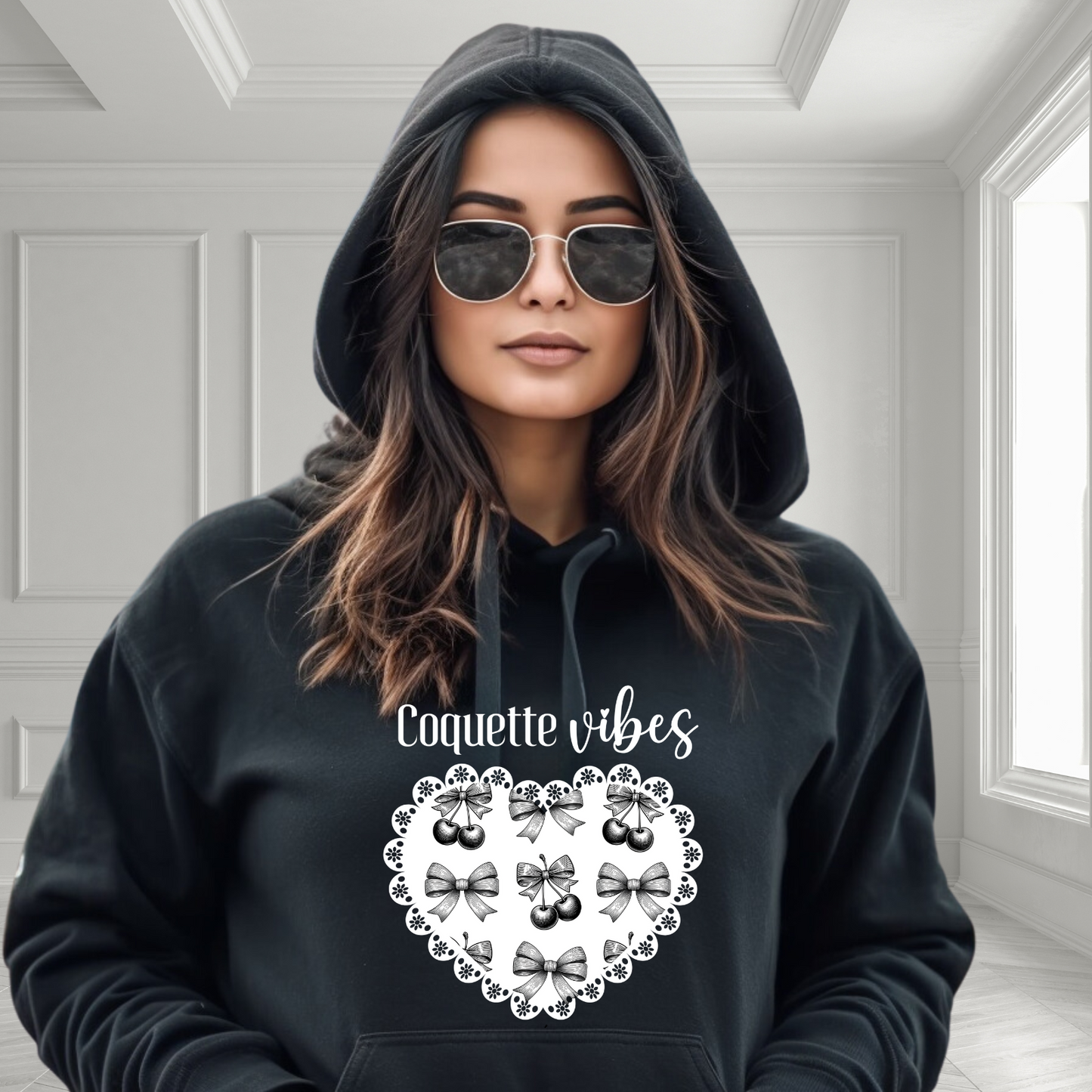 Coquette Vibes Pullover Hoodie