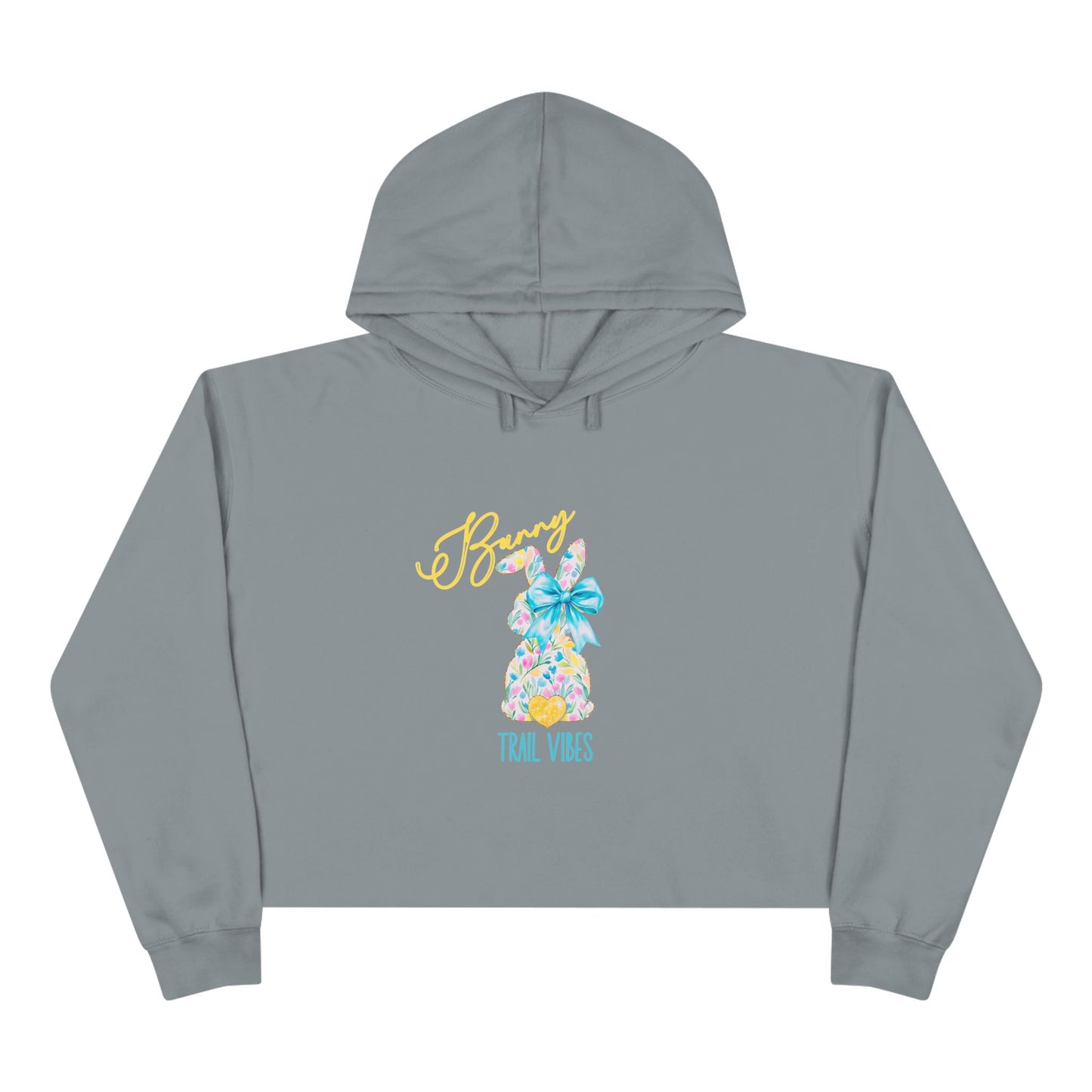 Bunny Trail Vibes Crop Hoodie