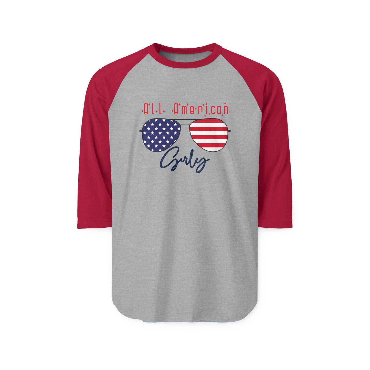 All American Girly Baseball Tee