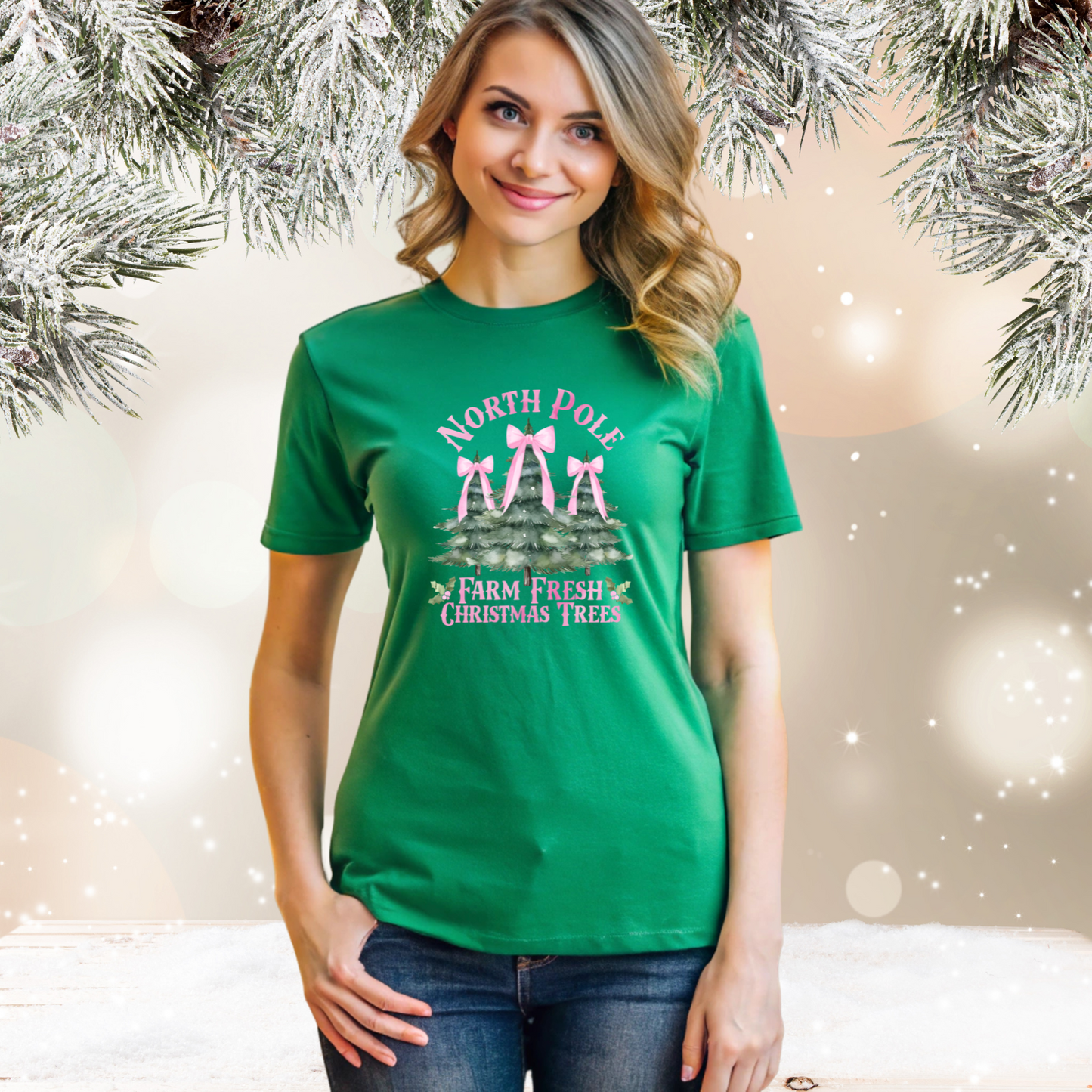 North Pole Christmas Trees T-Shirt