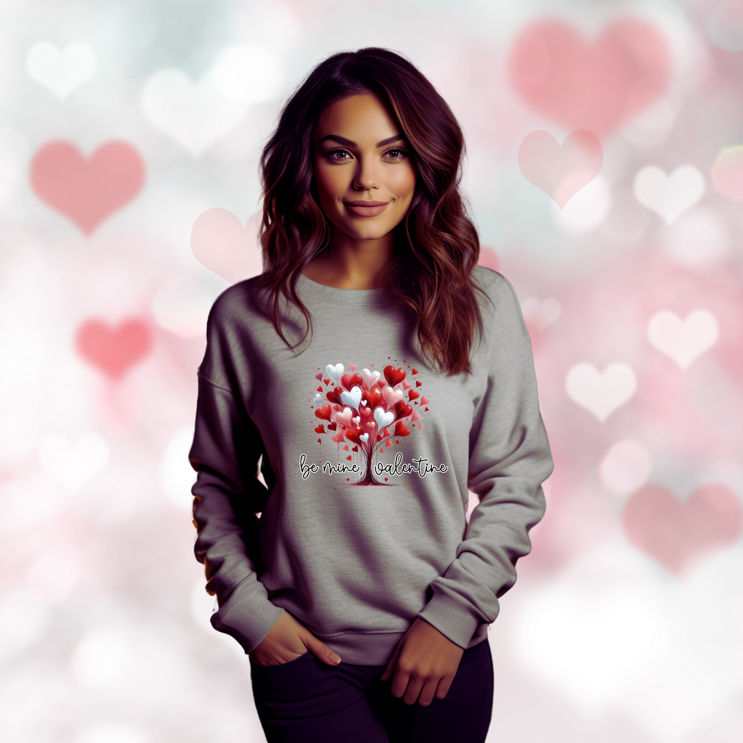 Be Mine, Valentine Crewneck Sweatshirt