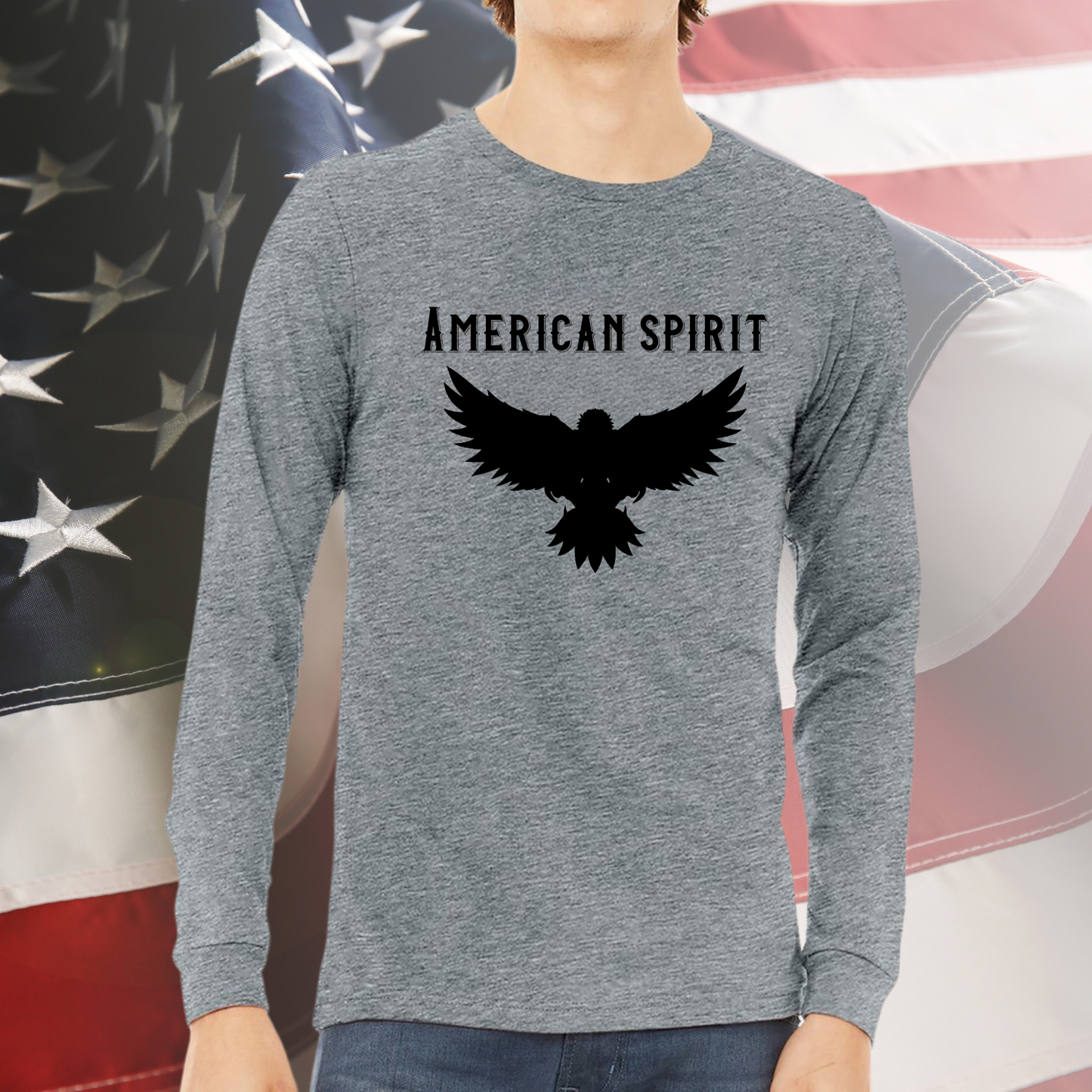 American Spirit Long Sleeve Tee