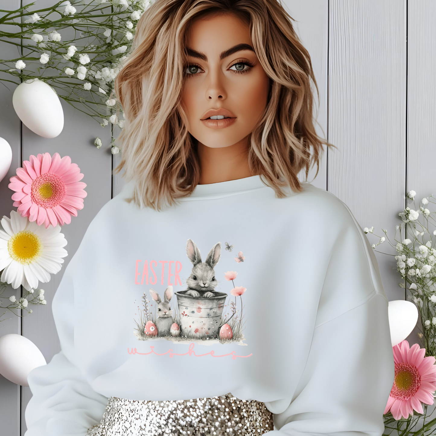 Easter Wishes Crewneck Sweatshirt