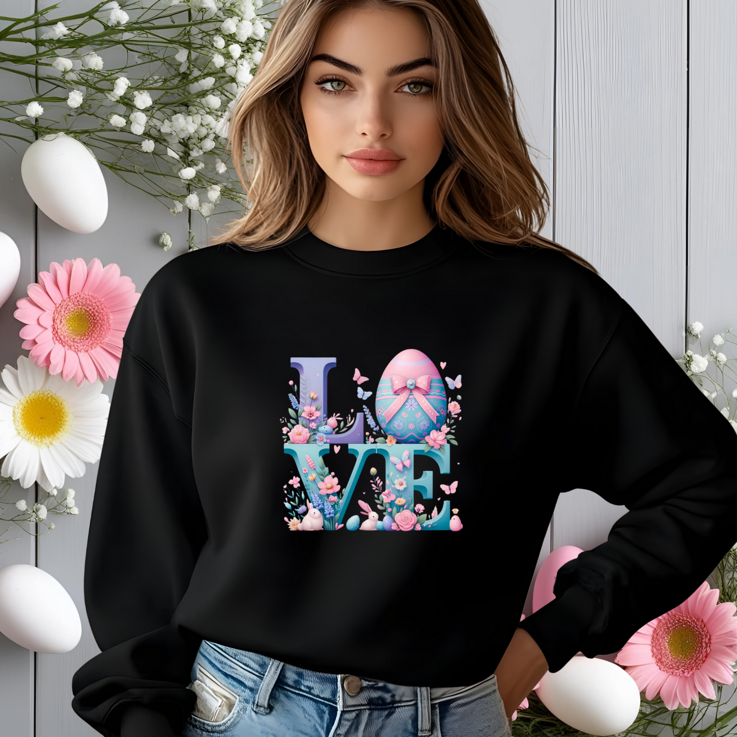 Easter Love Crewneck Sweatshirt