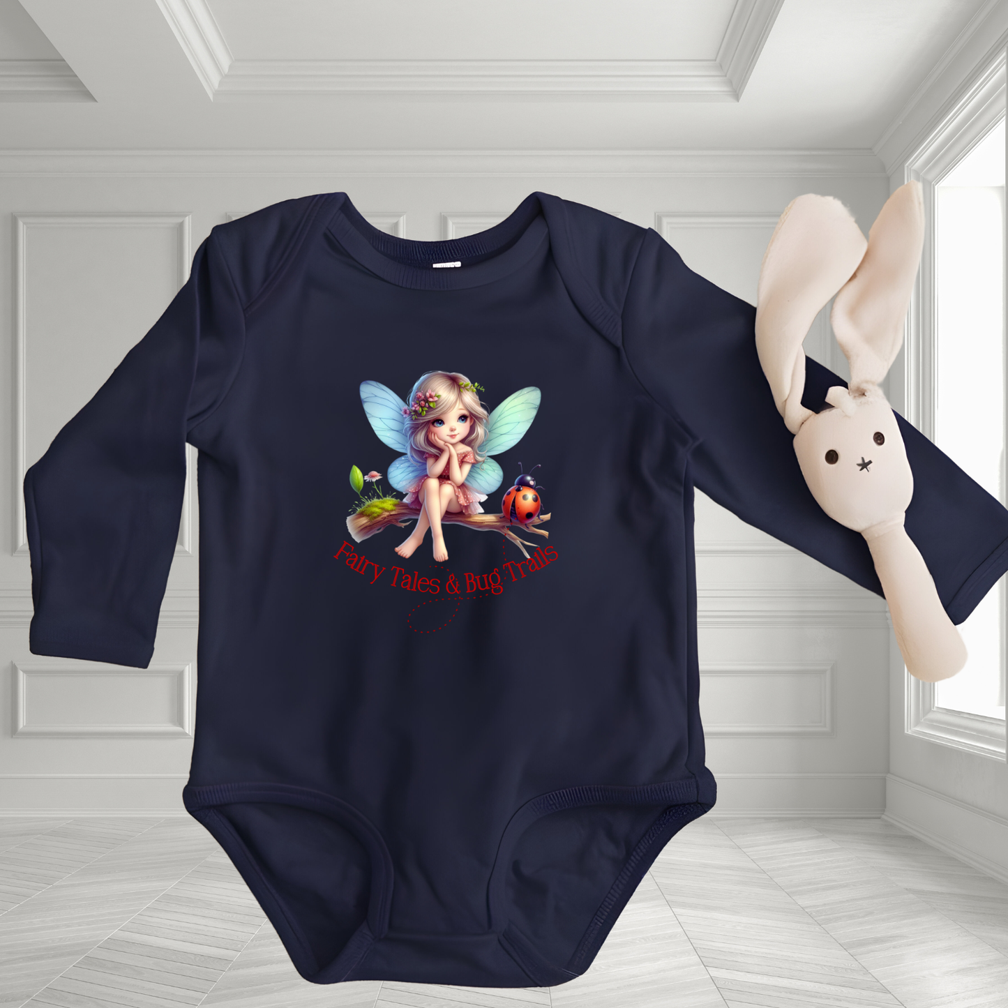 Fairy Tales & Bug Trails Infant Long Sleeve Onesie