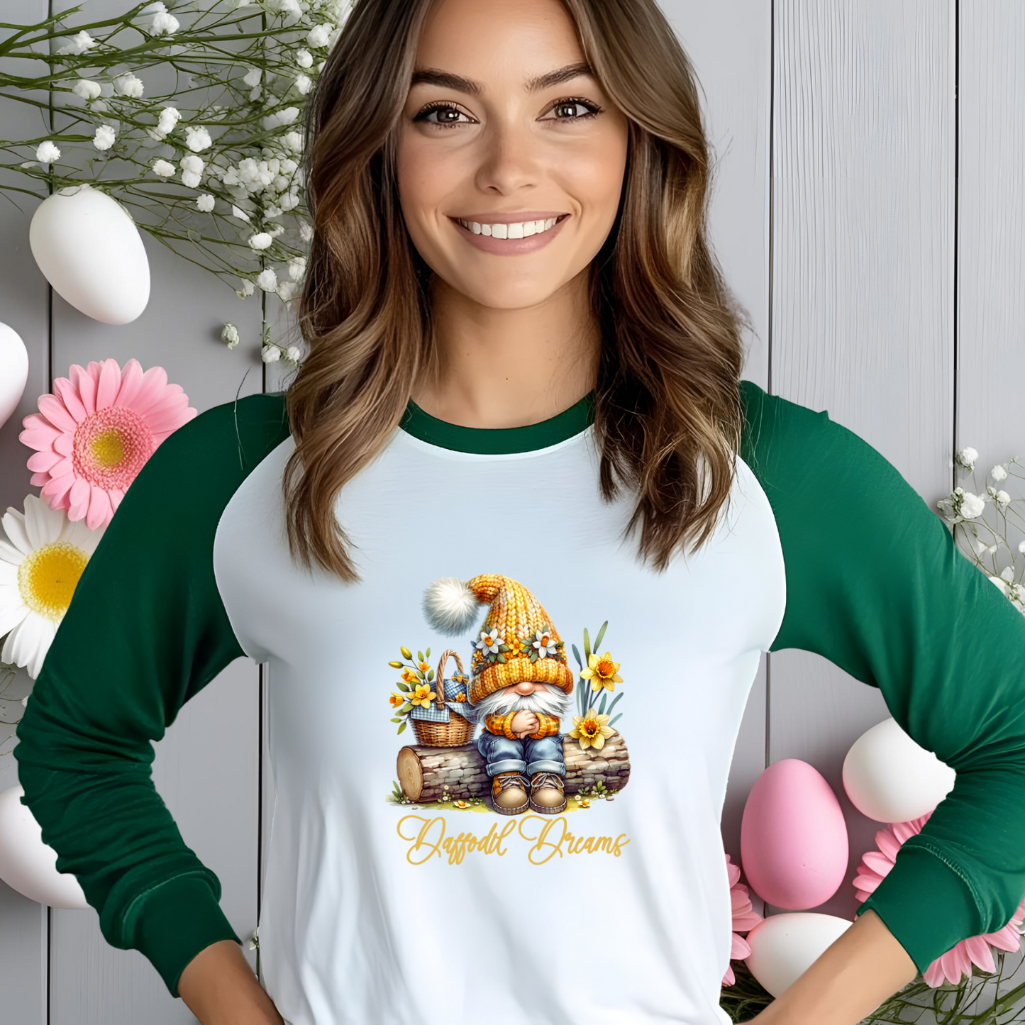 Daffodil Dreams Baseball Tee