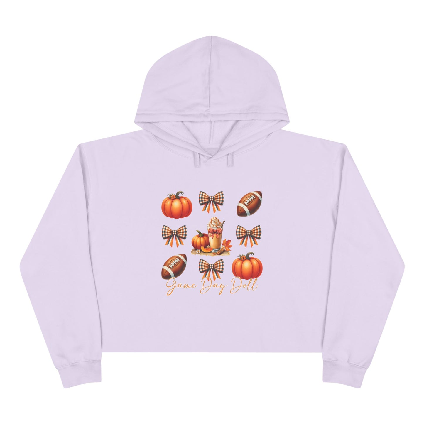 Game Day Doll Crop Hoodie