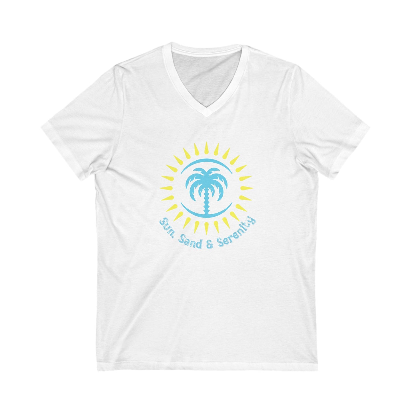 Sun Sand And Serenity V-Neck Tee