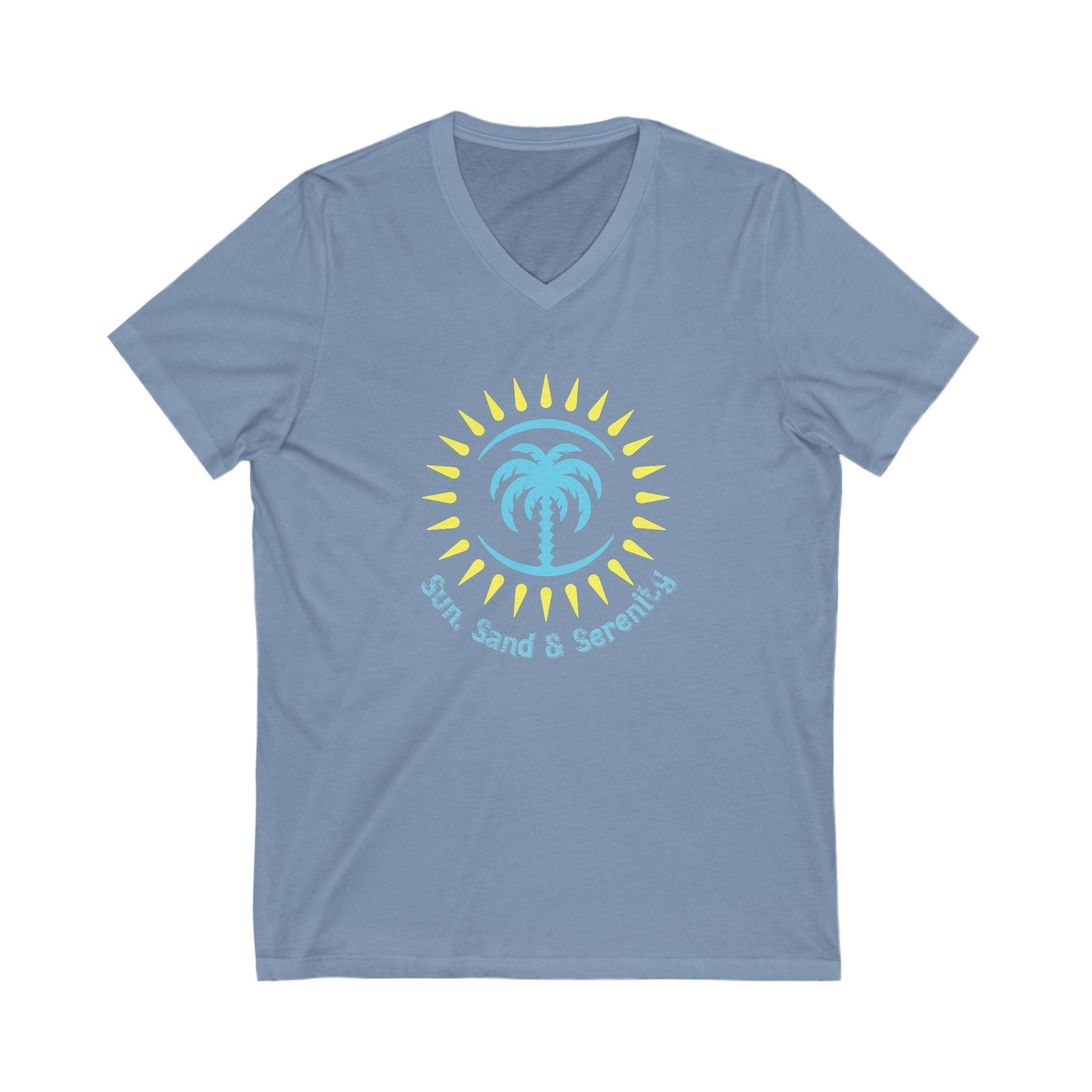 Sun Sand And Serenity V-Neck Tee