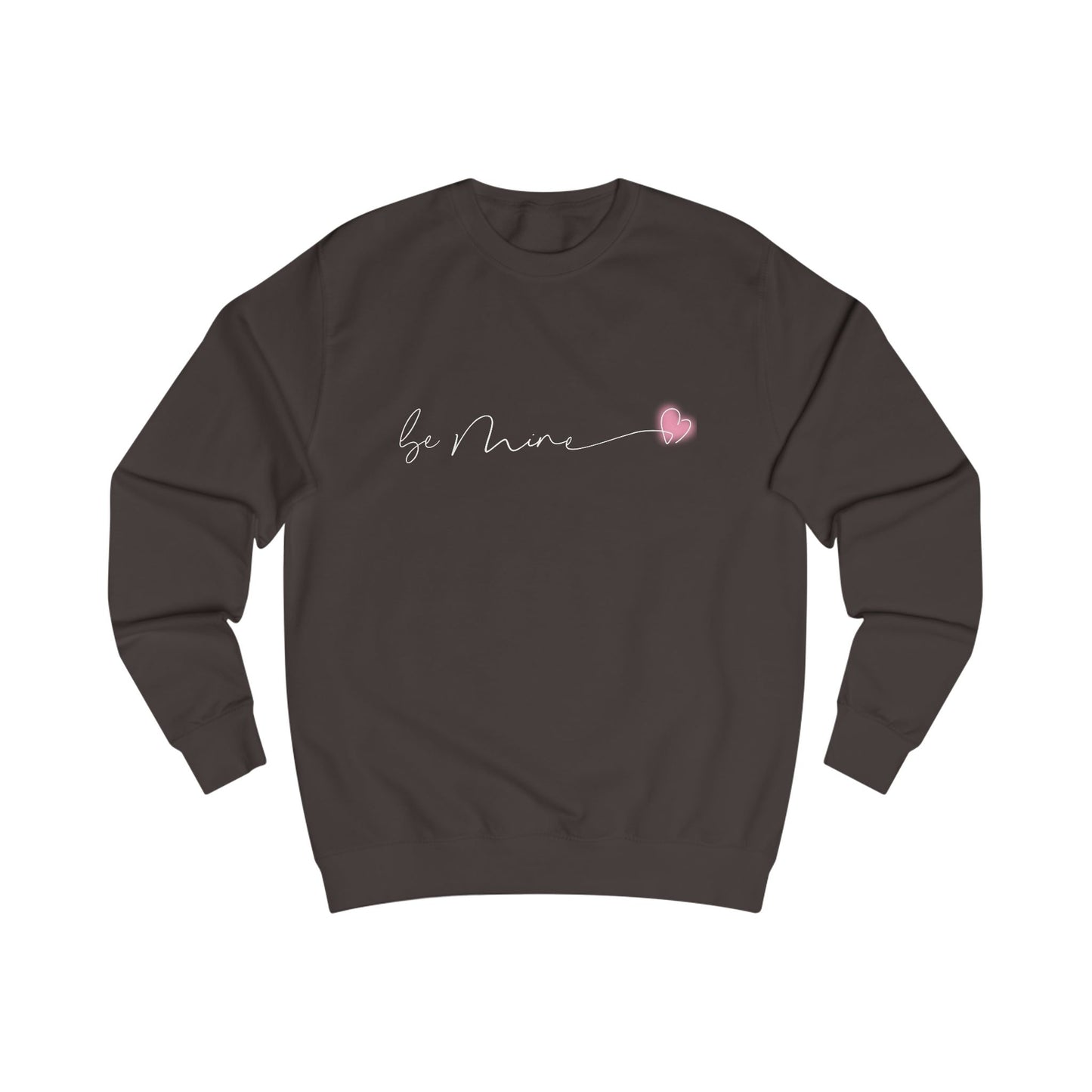 Be Mine Pink Heart Crewneck Sweatshirt