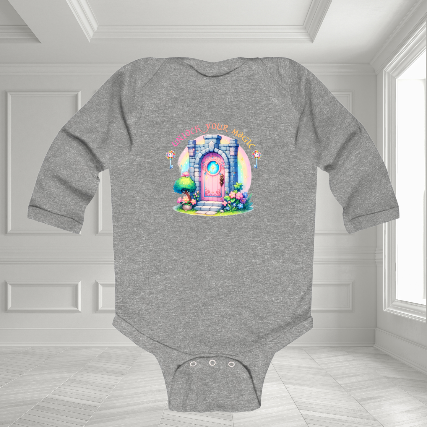 Unlock Your Magic Infant Long Sleeve Onesie