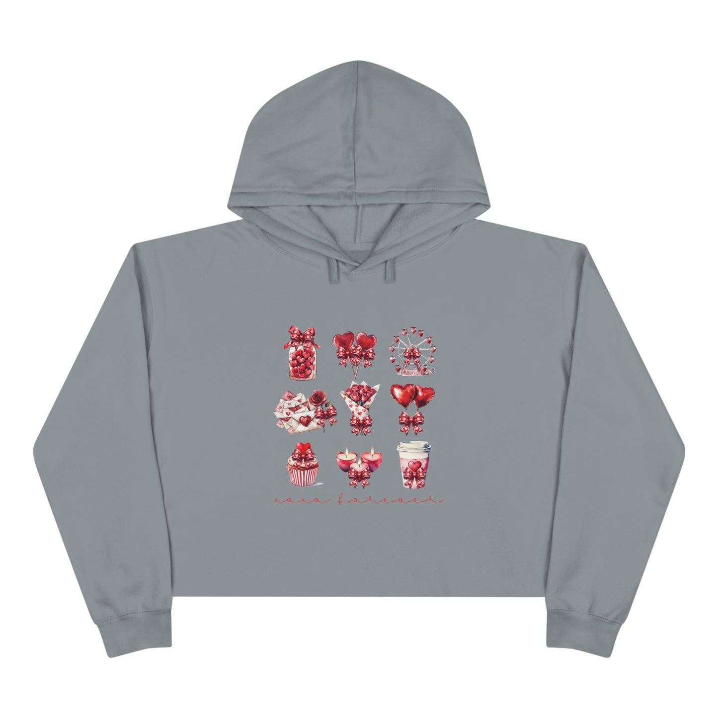 XO Forever Crop Hoodie