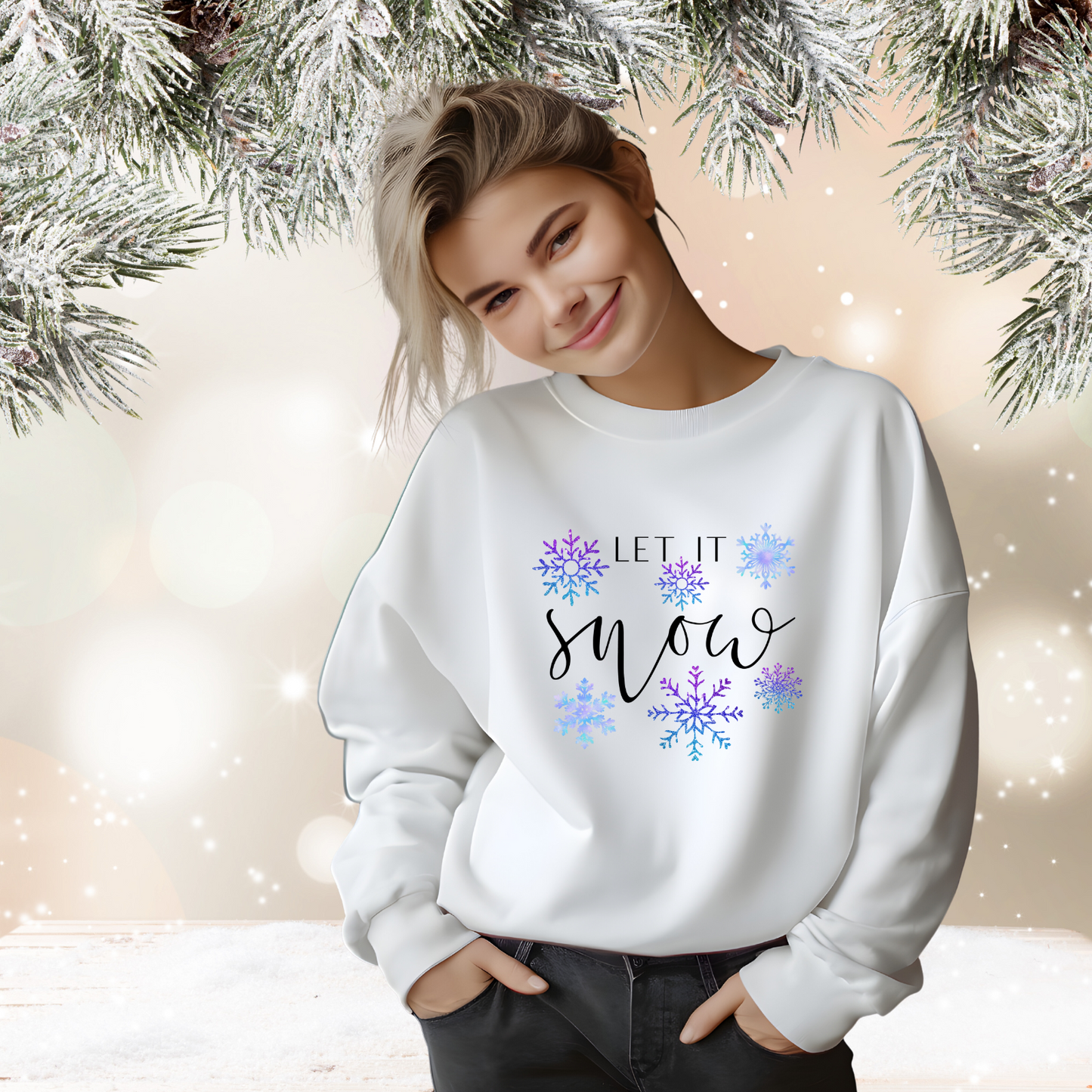 Let It Snow Crewneck Sweatshirt