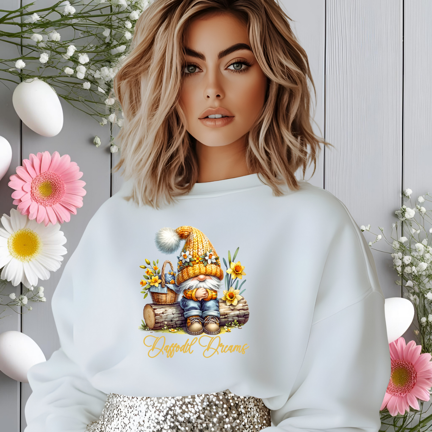 Daffodil Dreams Crewneck Sweatshirt